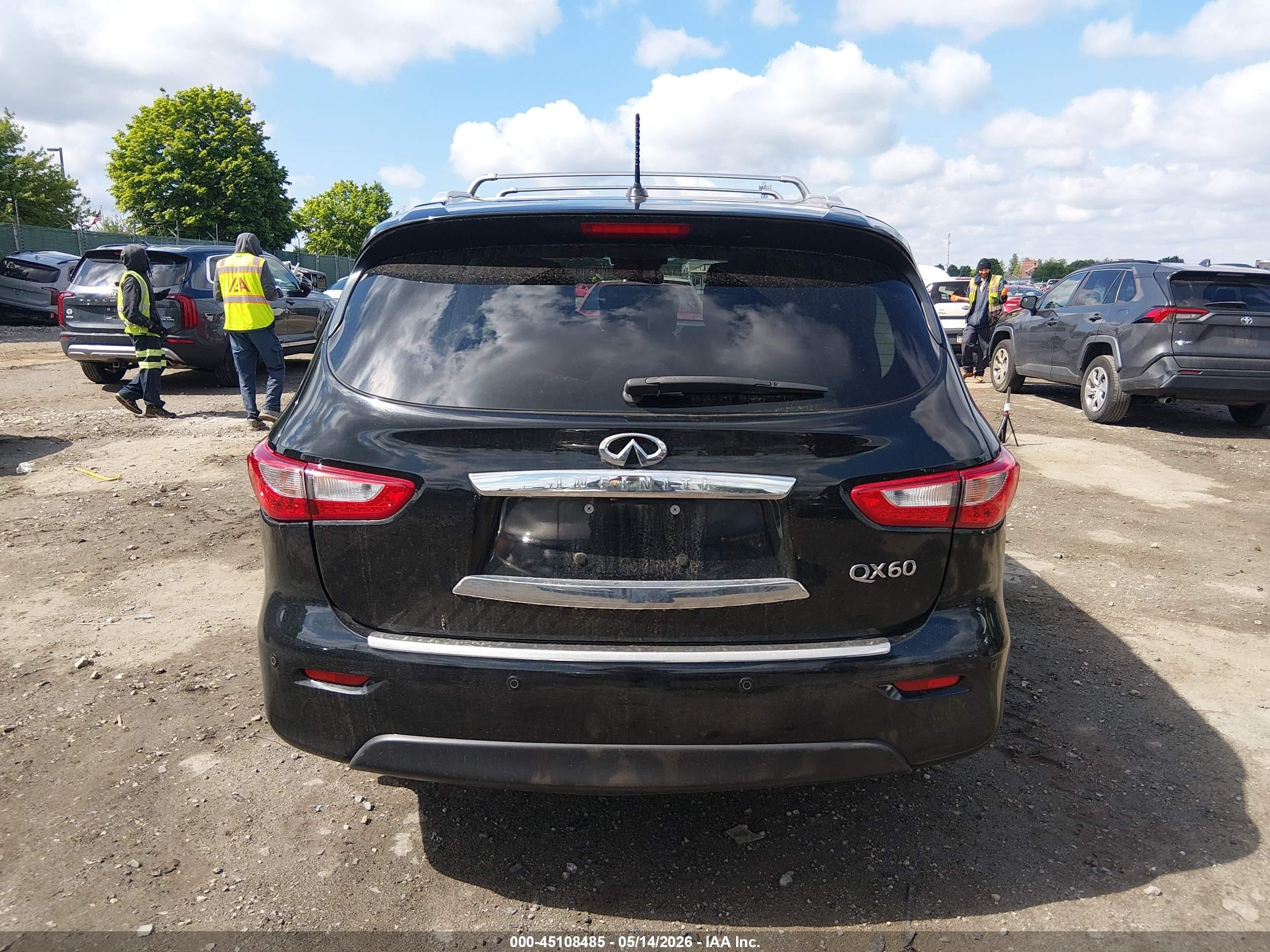 2015 Infiniti Qx60   Black vin: 5N1AL0MM5FC508668