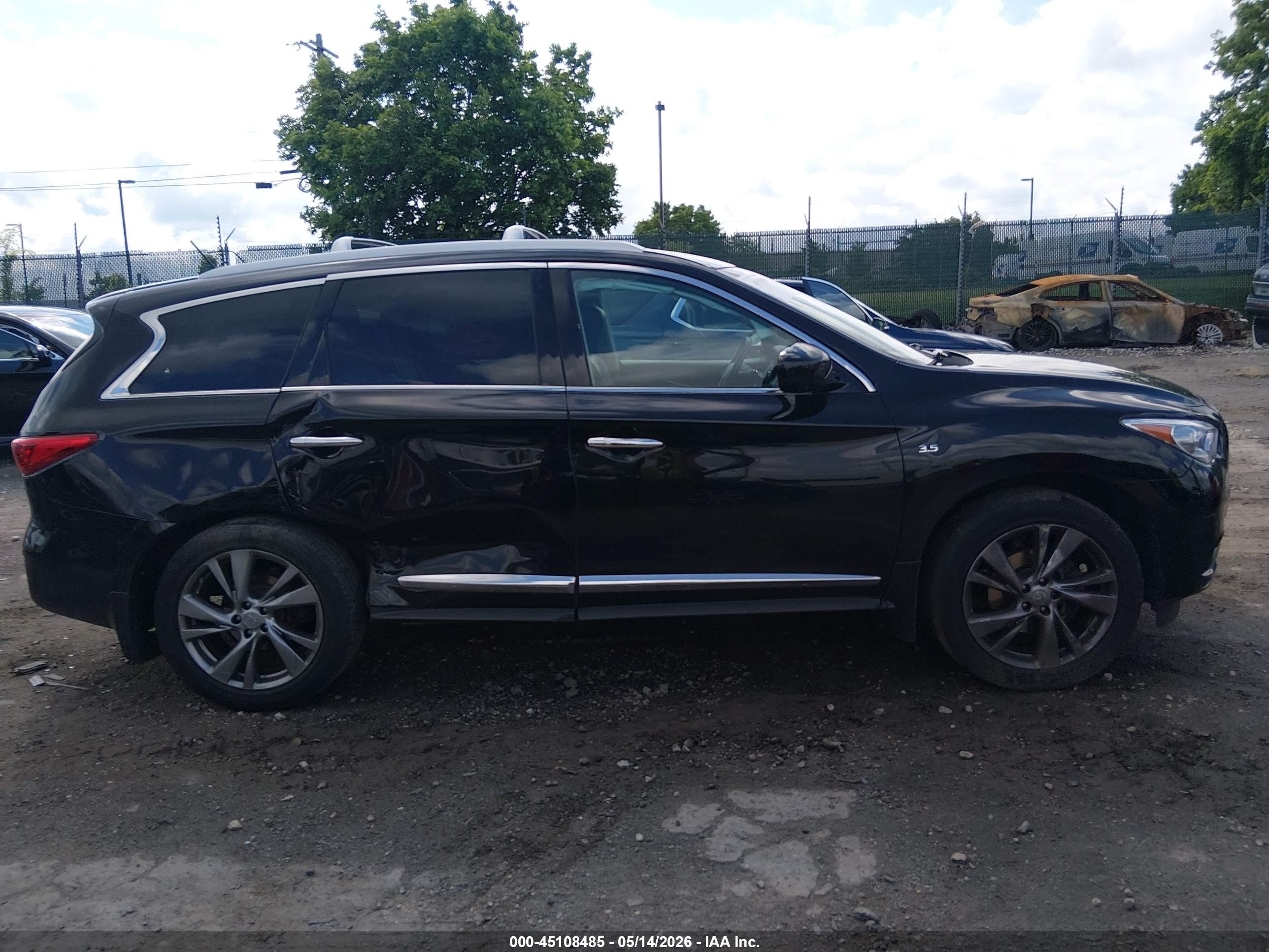 2015 Infiniti Qx60   Black vin: 5N1AL0MM5FC508668