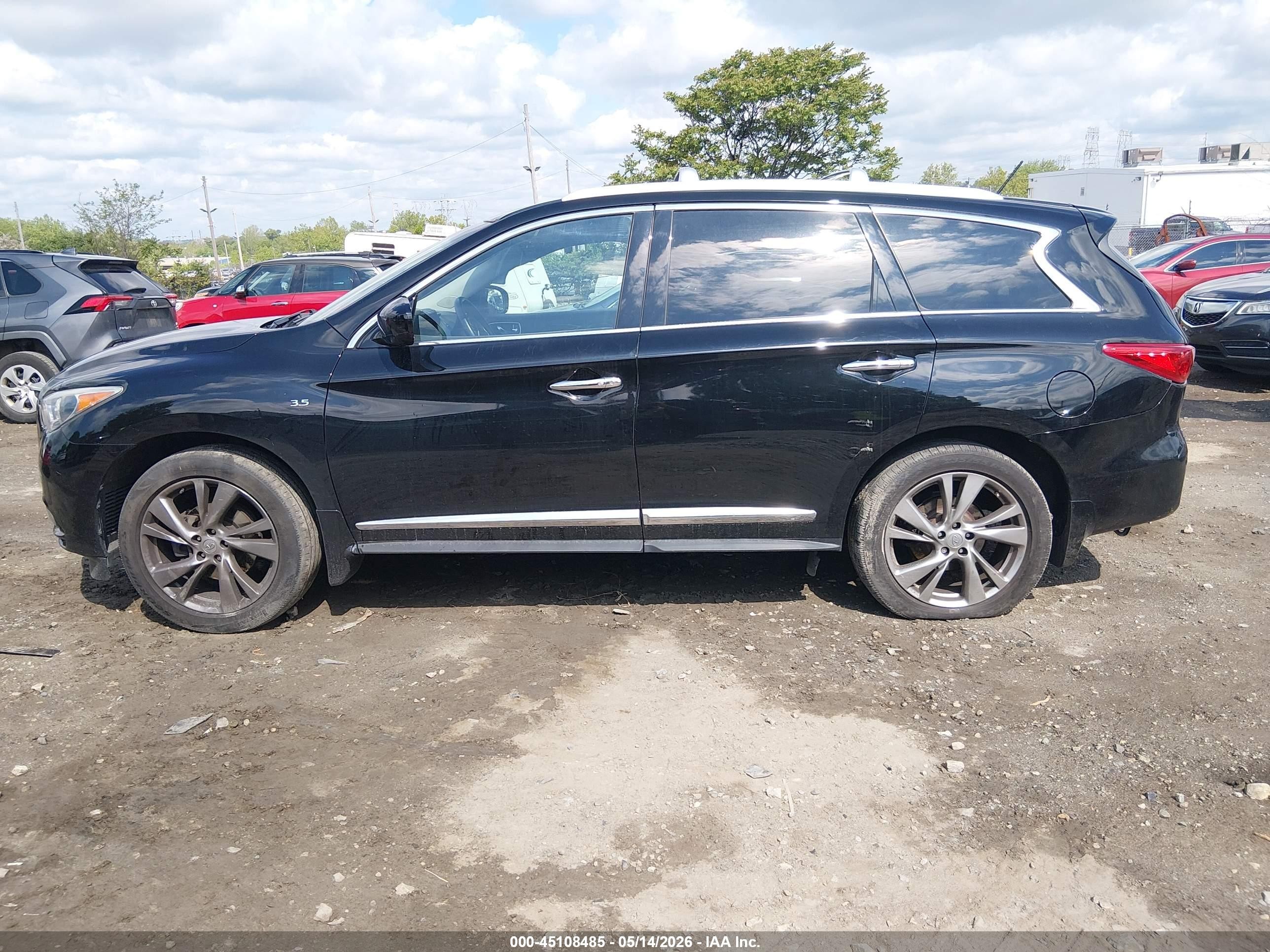 2015 Infiniti Qx60   Black vin: 5N1AL0MM5FC508668
