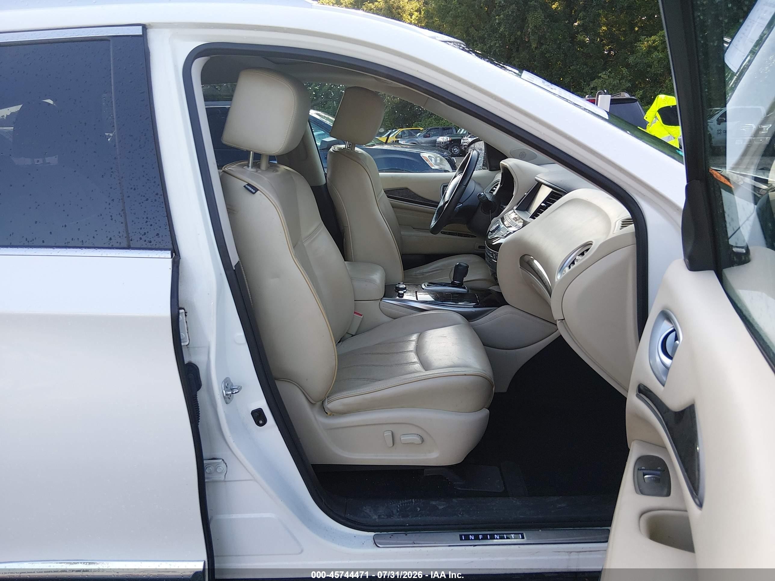2015 Infiniti Qx60 White vin: 5N1AL0MM5FC528998