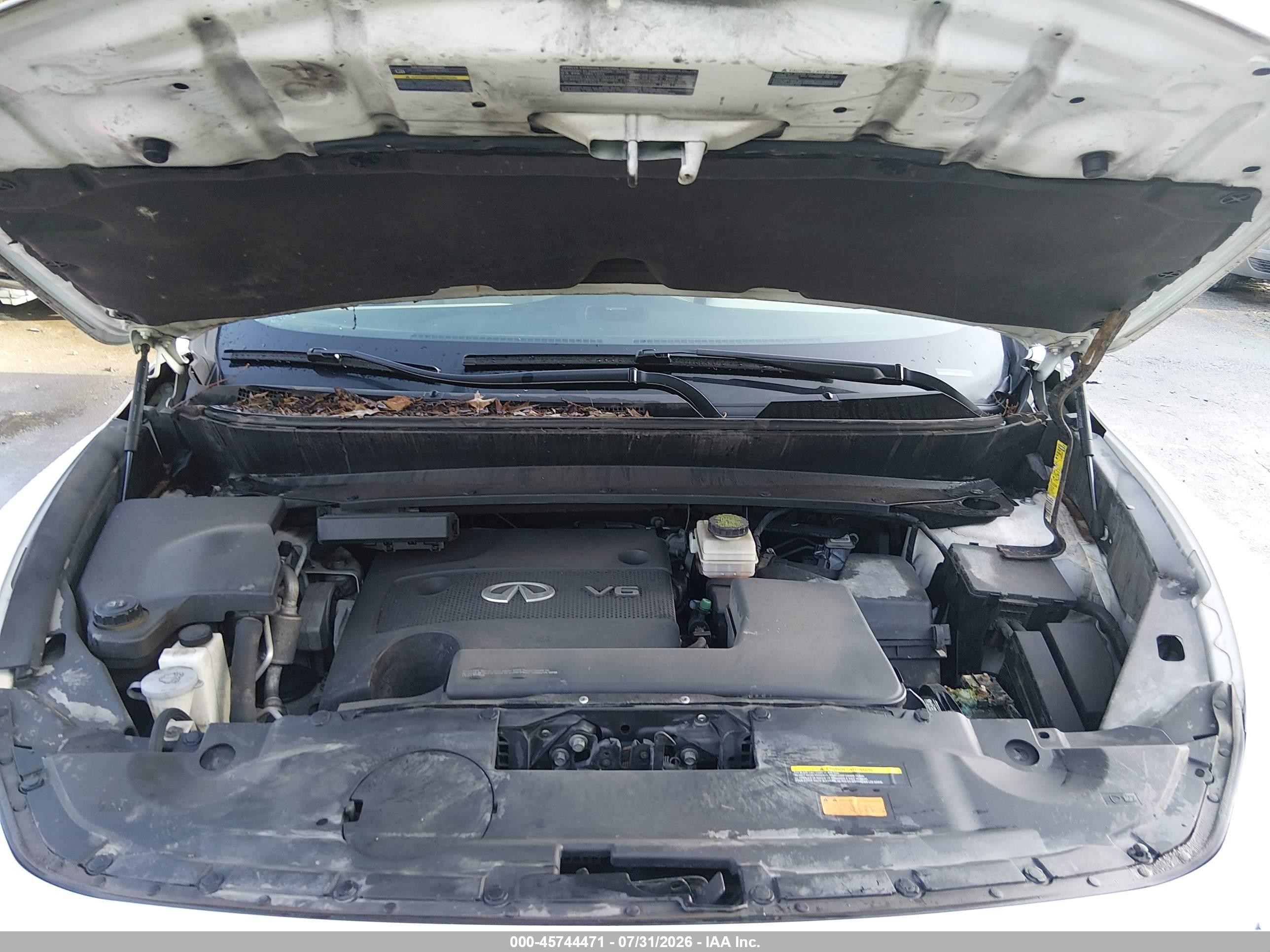 2015 Infiniti Qx60 White vin: 5N1AL0MM5FC528998