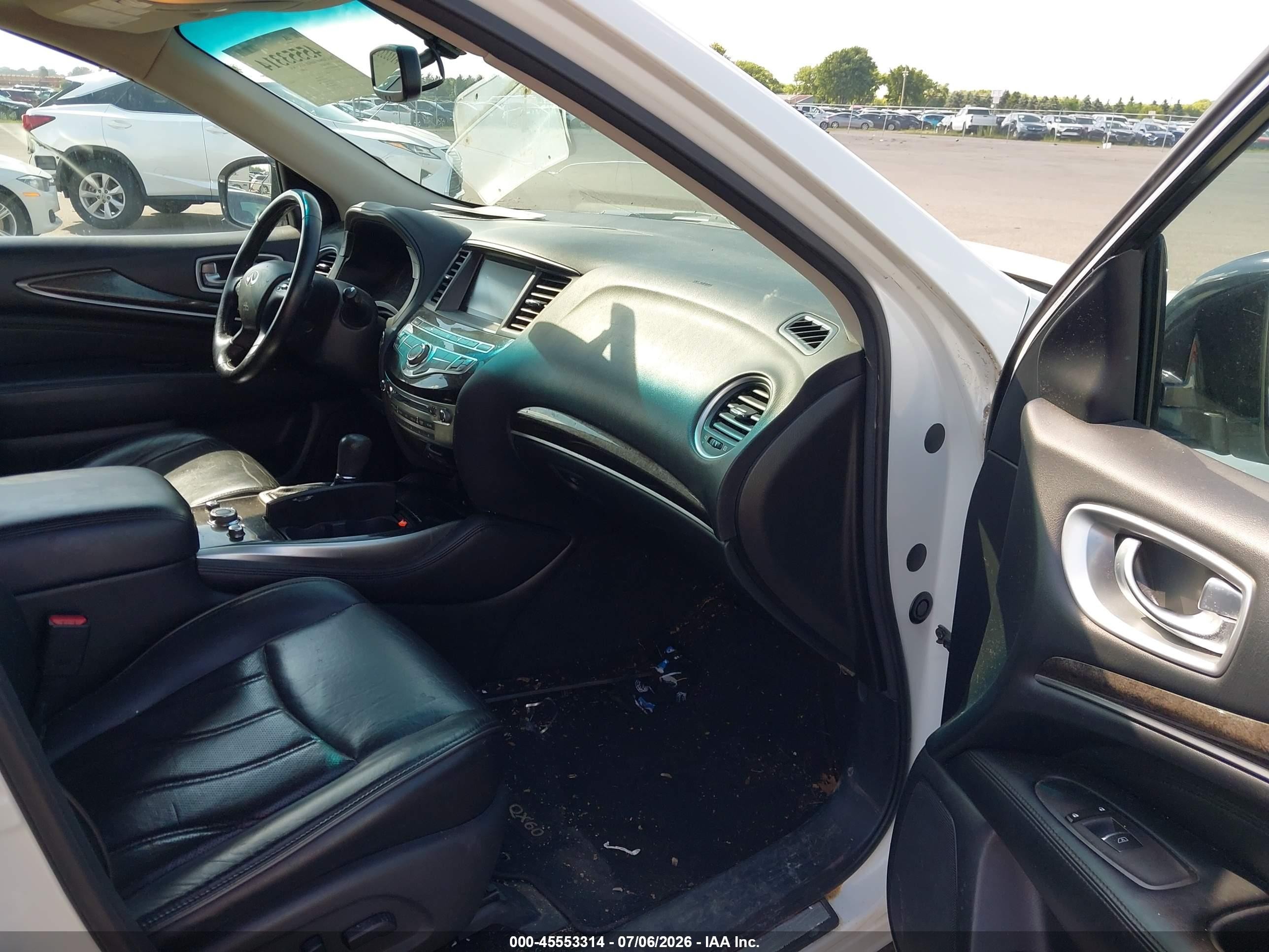 2015 Infiniti Qx60   Белый vin: 5N1AL0MM5FC532033
