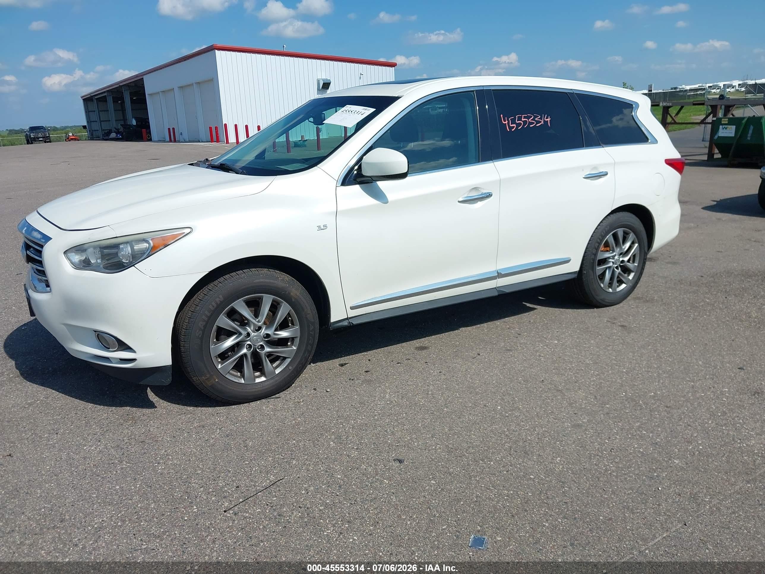 2015 Infiniti Qx60   Белый vin: 5N1AL0MM5FC532033