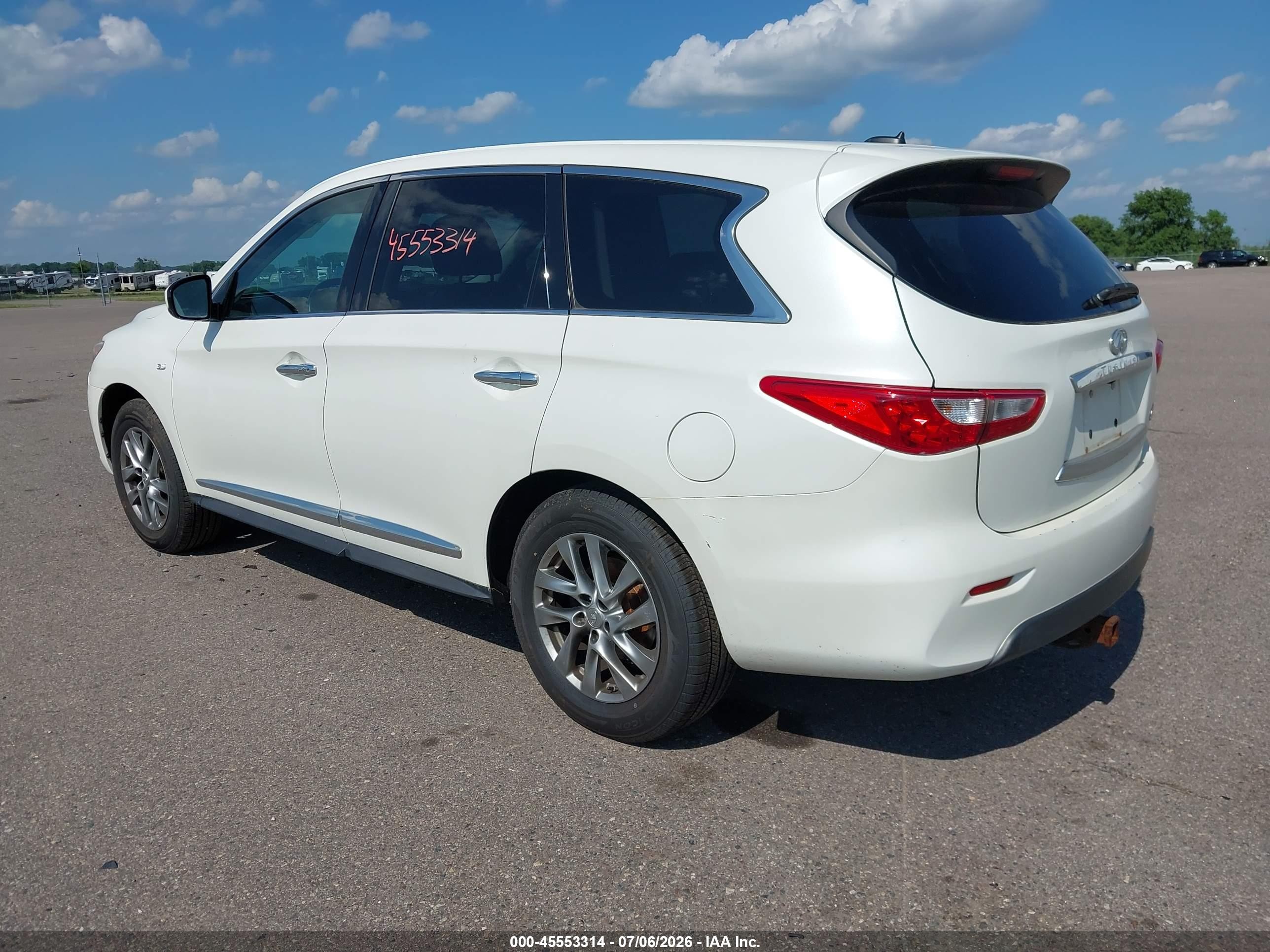 2015 Infiniti Qx60   Белый vin: 5N1AL0MM5FC532033