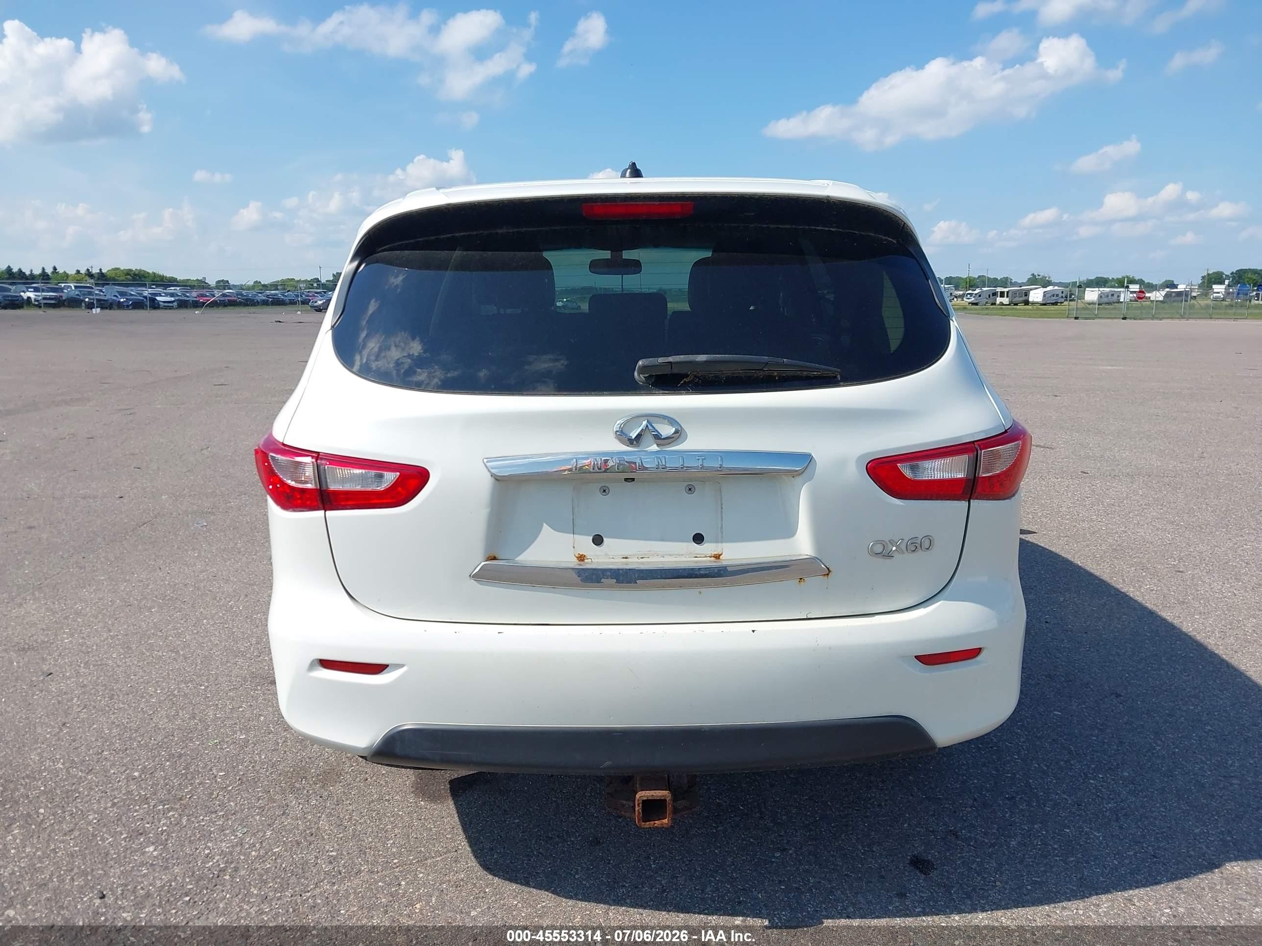 2015 Infiniti Qx60   Белый vin: 5N1AL0MM5FC532033