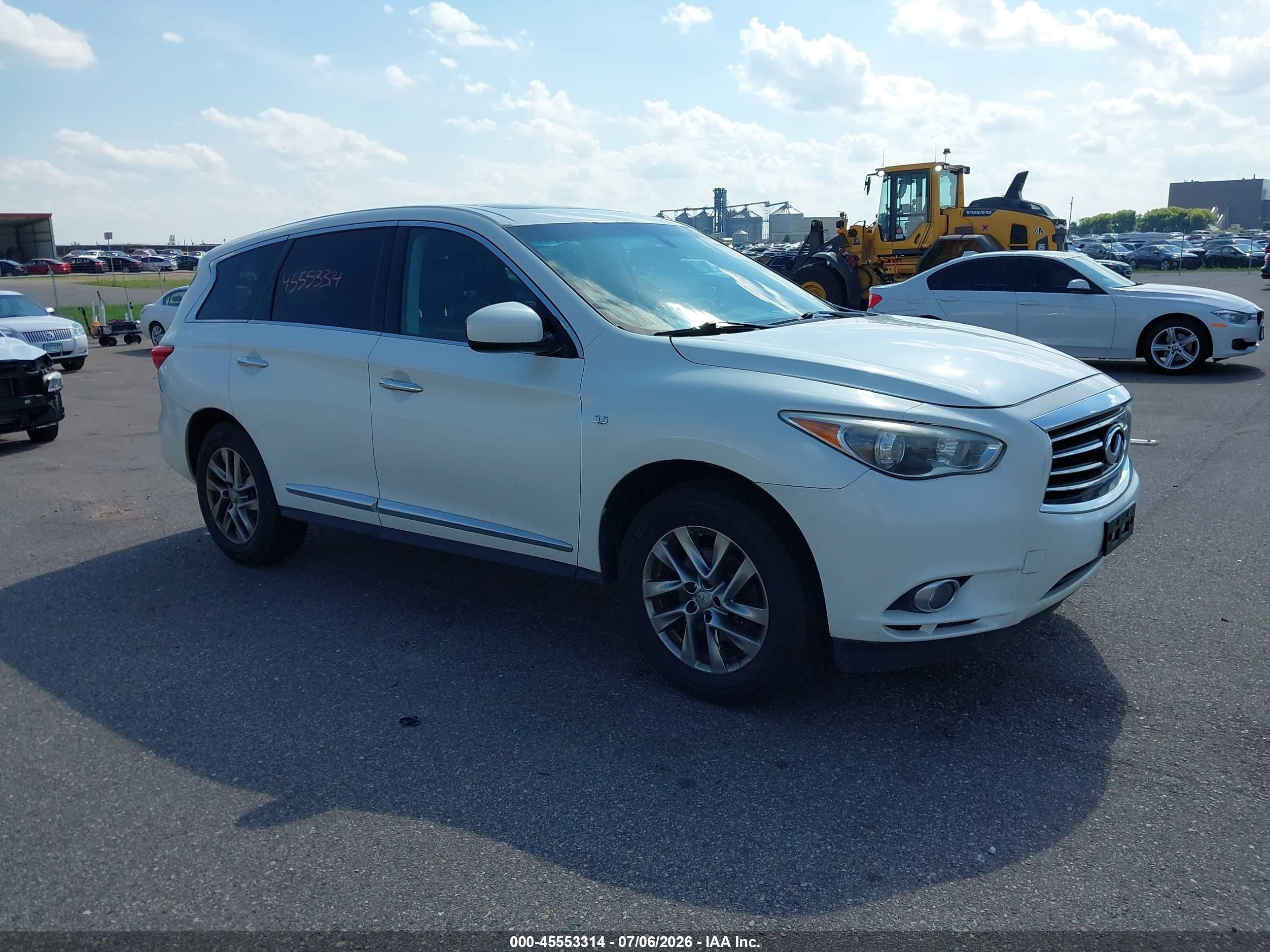 2015 Infiniti Qx60   Белый vin: 5N1AL0MM5FC532033
