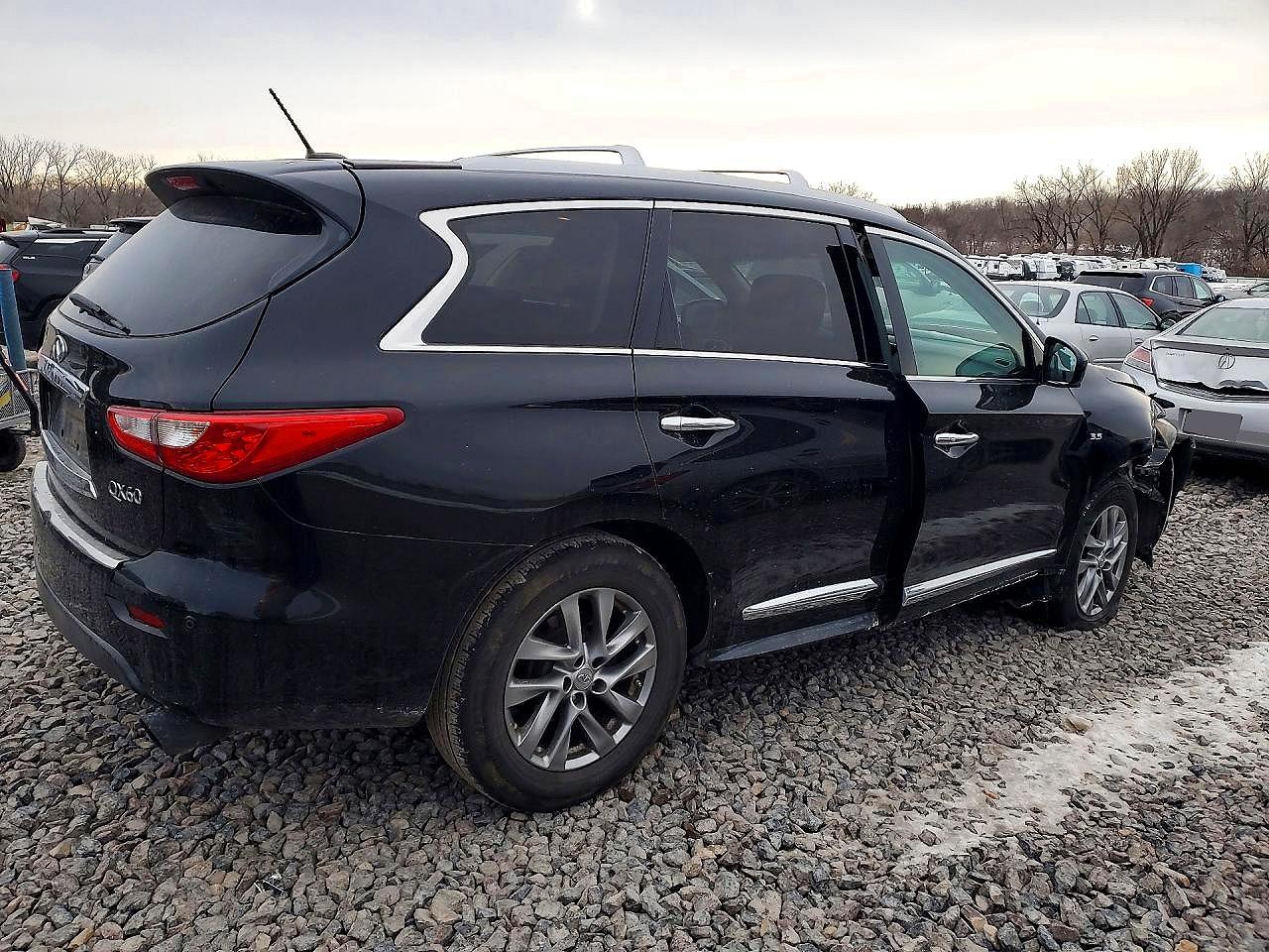 2015 Infiniti Qx60 Black vin: 5N1AL0MM5FC535398