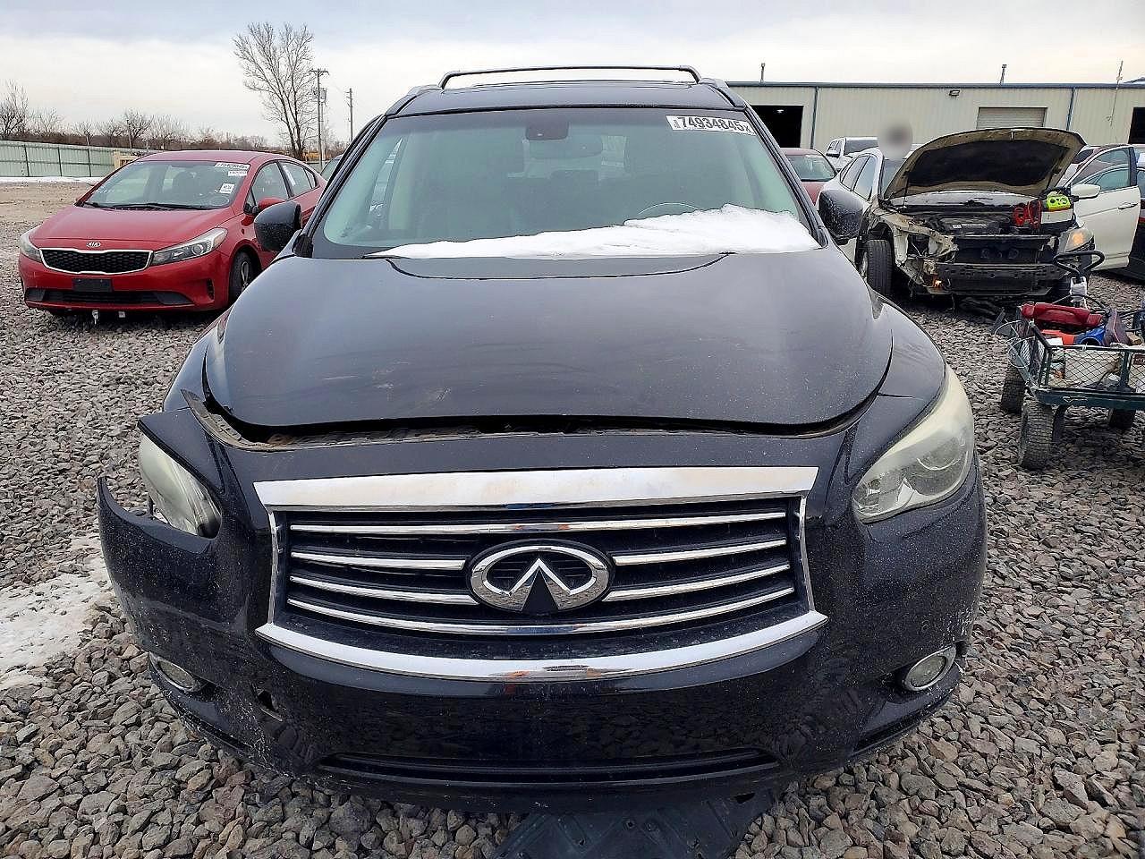 2015 Infiniti Qx60 Black vin: 5N1AL0MM5FC535398
