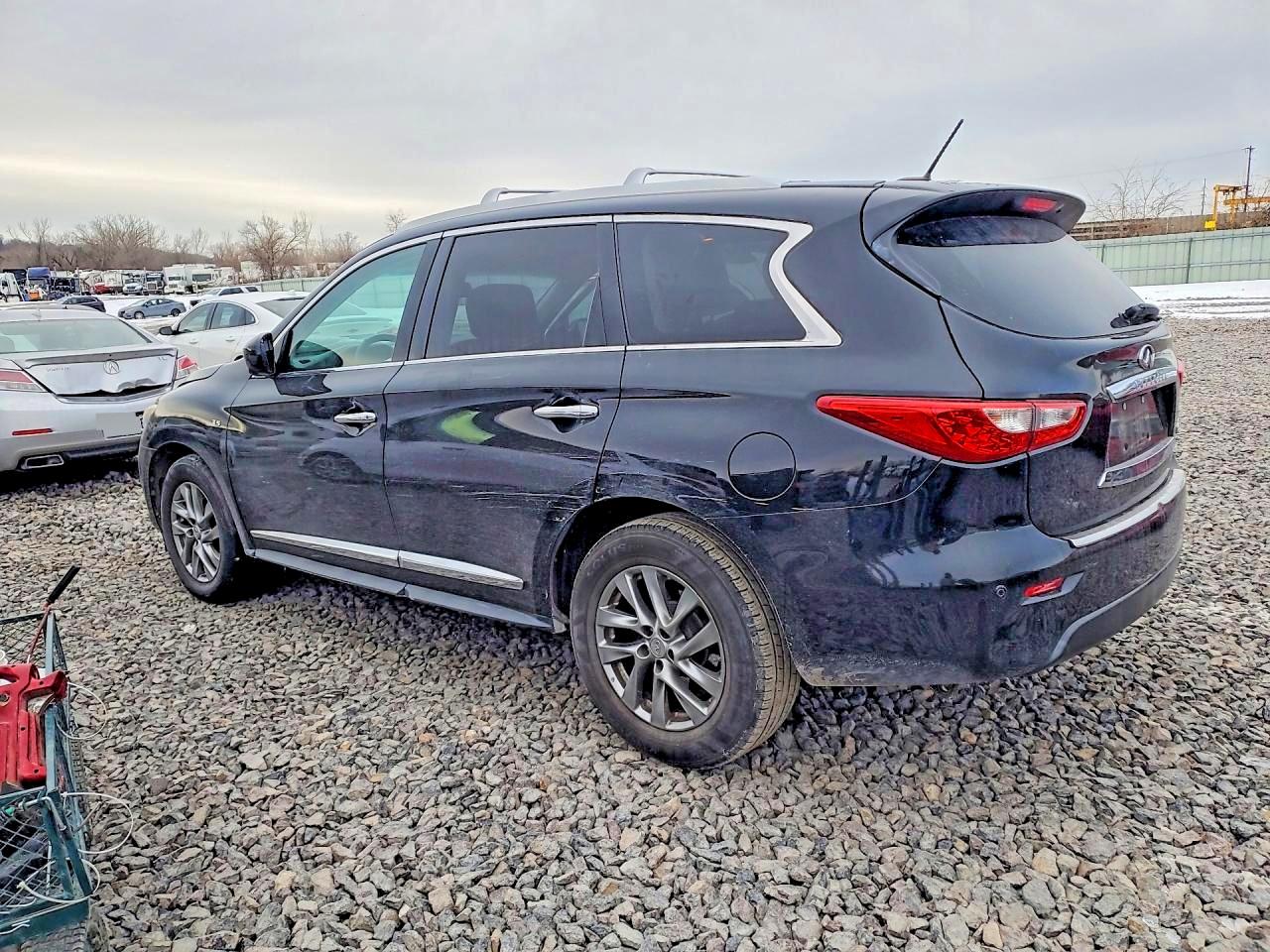 2015 Infiniti Qx60 Black vin: 5N1AL0MM5FC535398