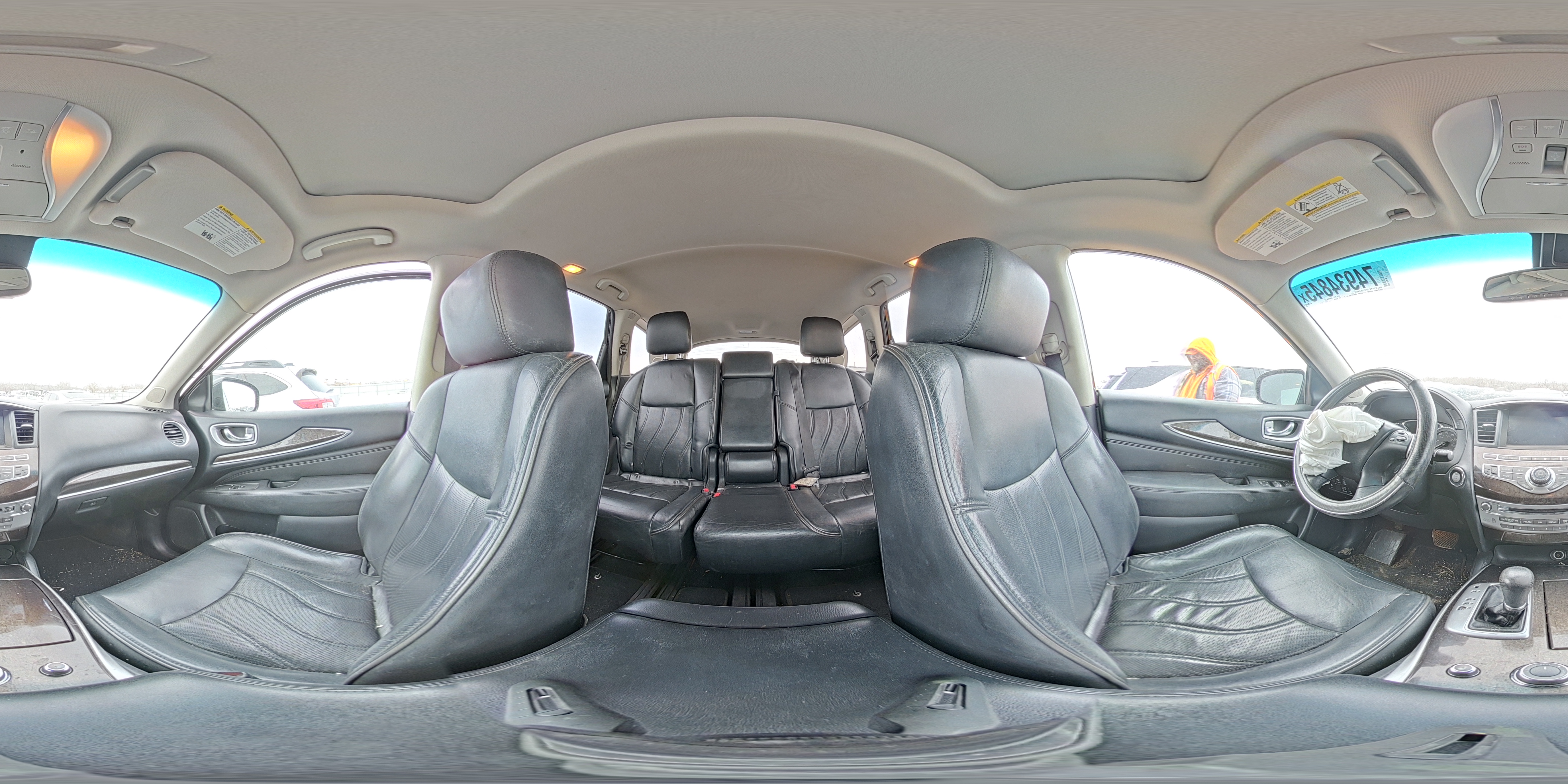 2015 Infiniti Qx60 Black vin: 5N1AL0MM5FC535398