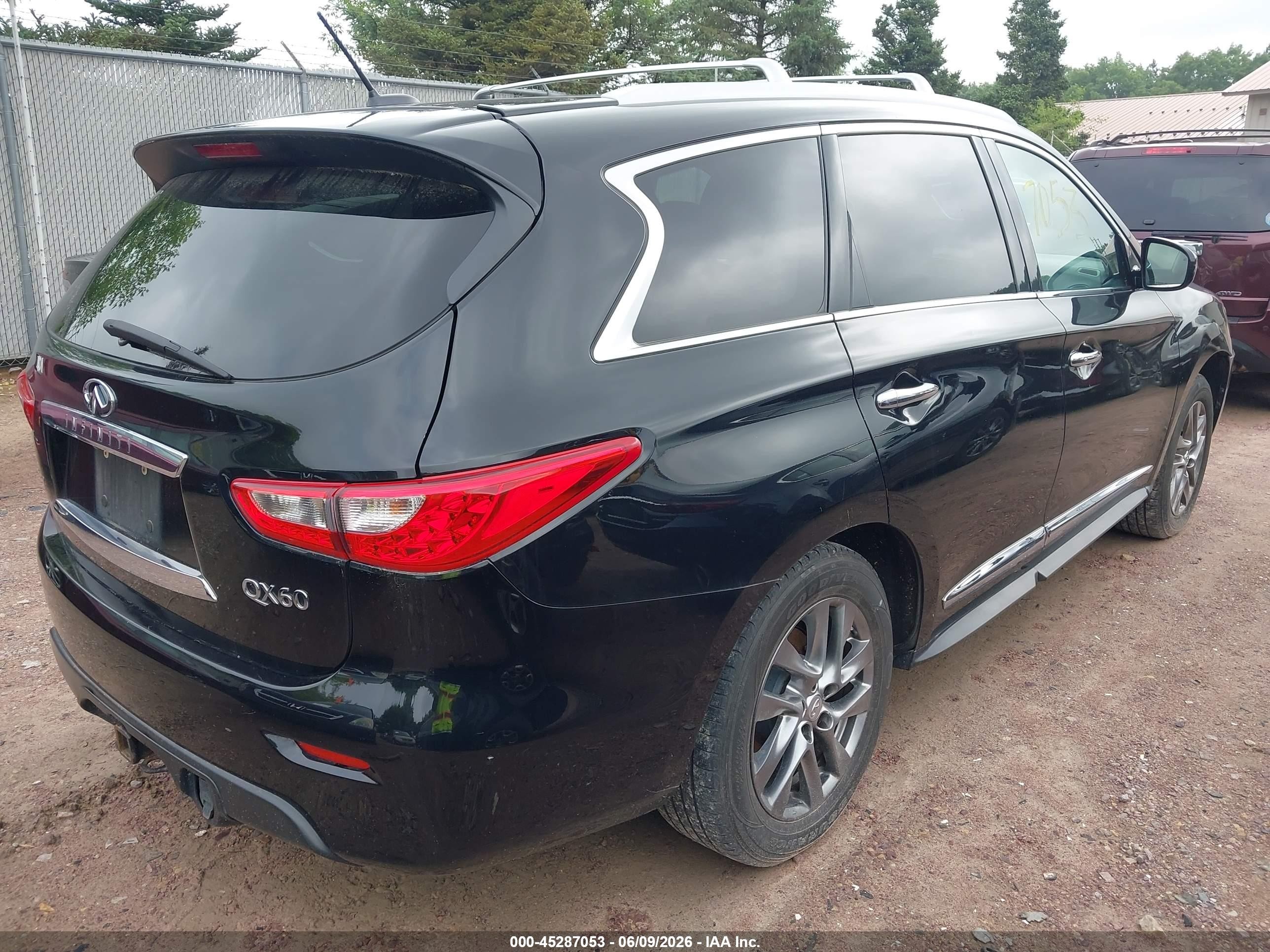 2015 Infiniti Qx60   Black vin: 5N1AL0MM5FC539502