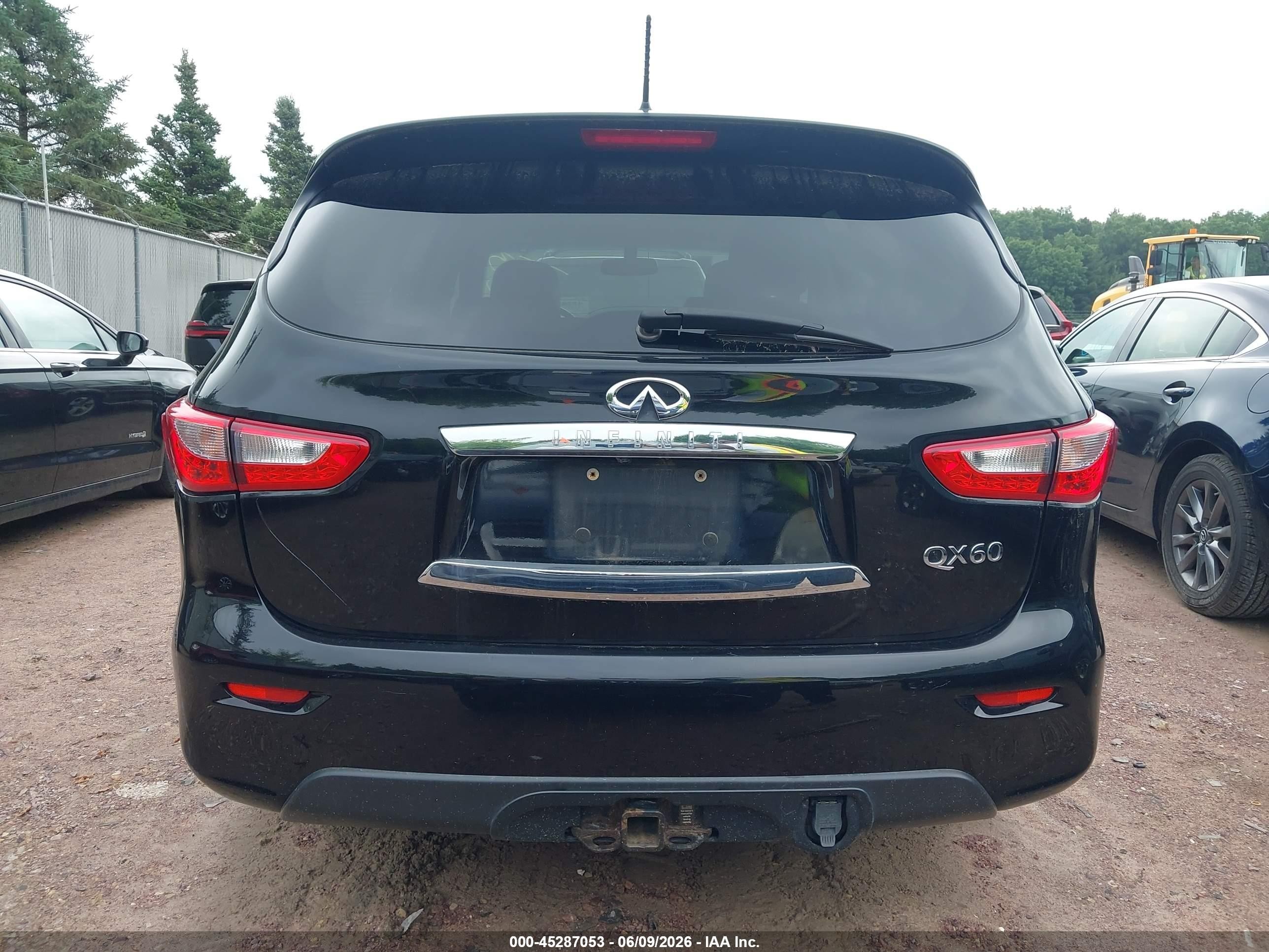 2015 Infiniti Qx60   Black vin: 5N1AL0MM5FC539502