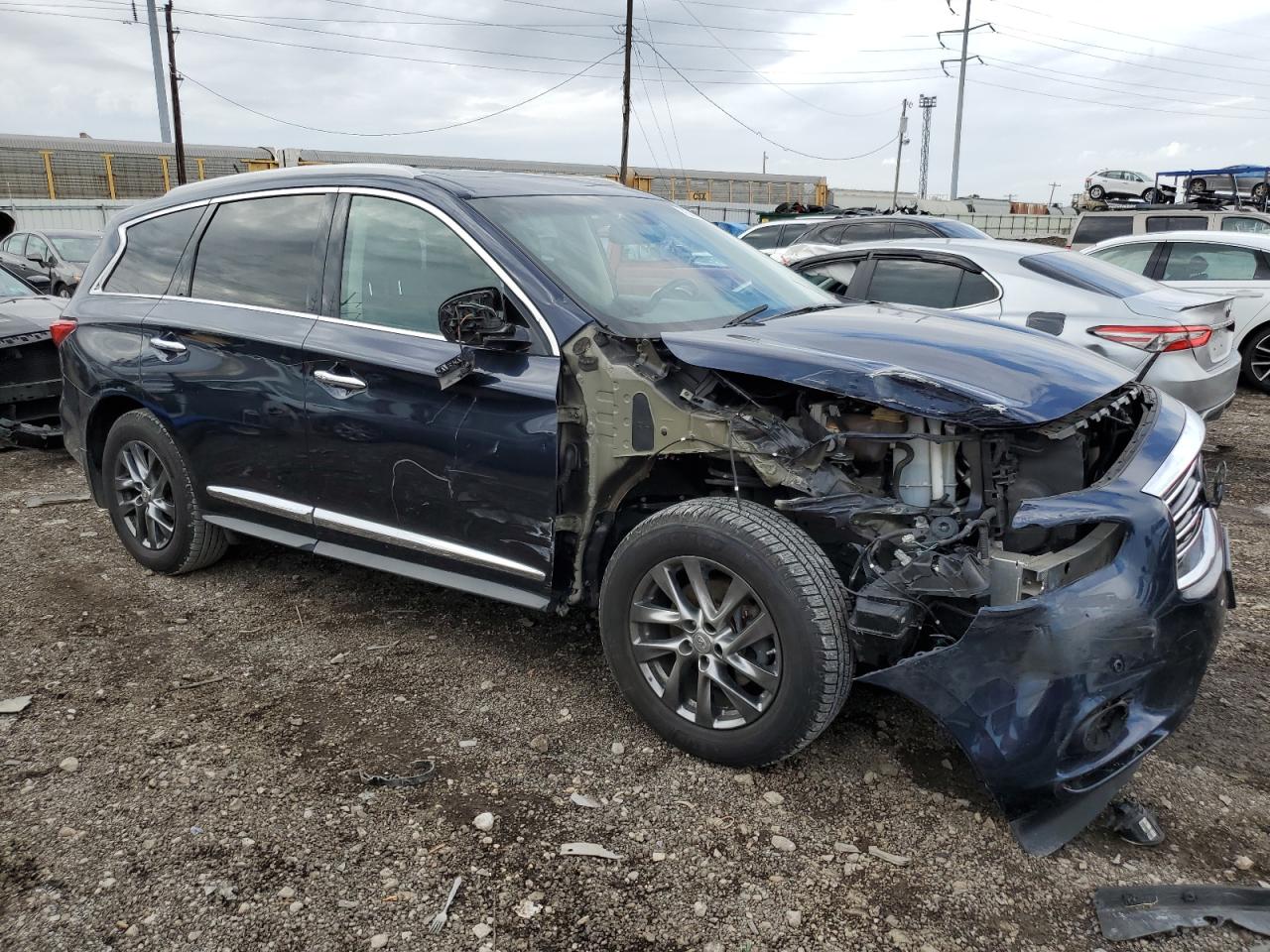 2015 Infiniti Qx60  Blue vin: 5N1AL0MM5FC540312