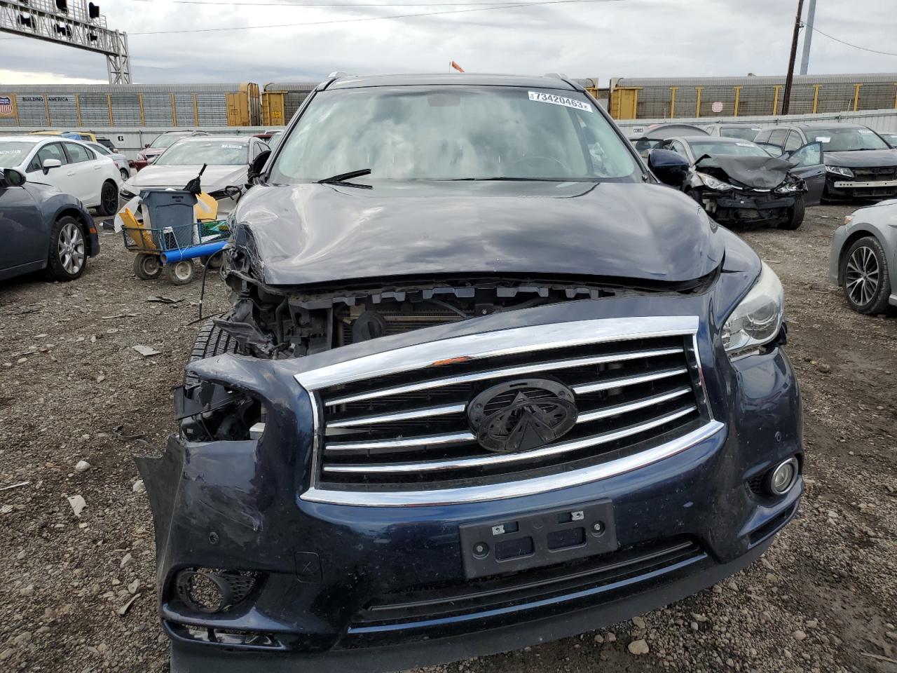 2015 Infiniti Qx60  Blue vin: 5N1AL0MM5FC540312