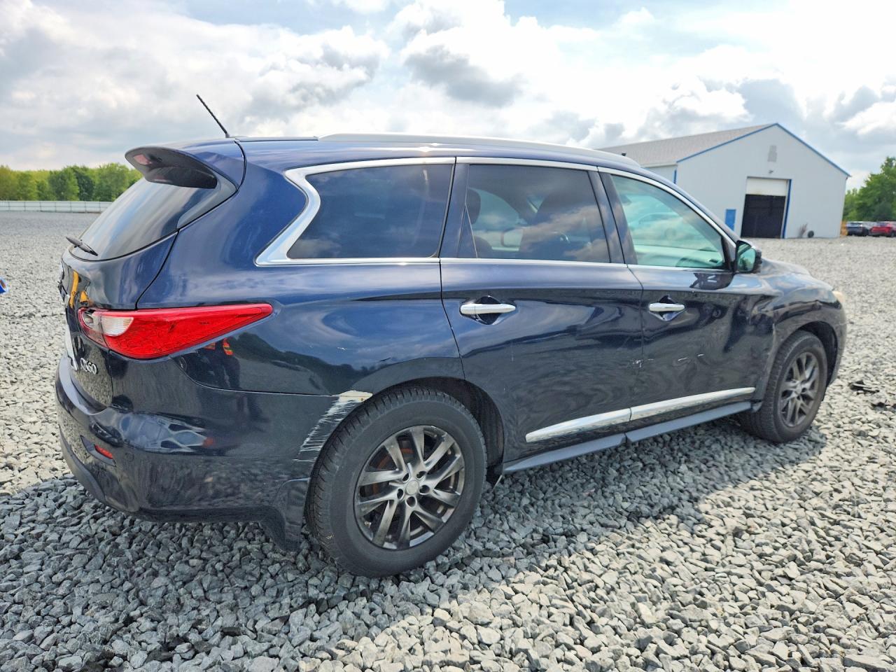 2015 Infiniti Qx60 Base Blue vin: 5N1AL0MM5FC540312
