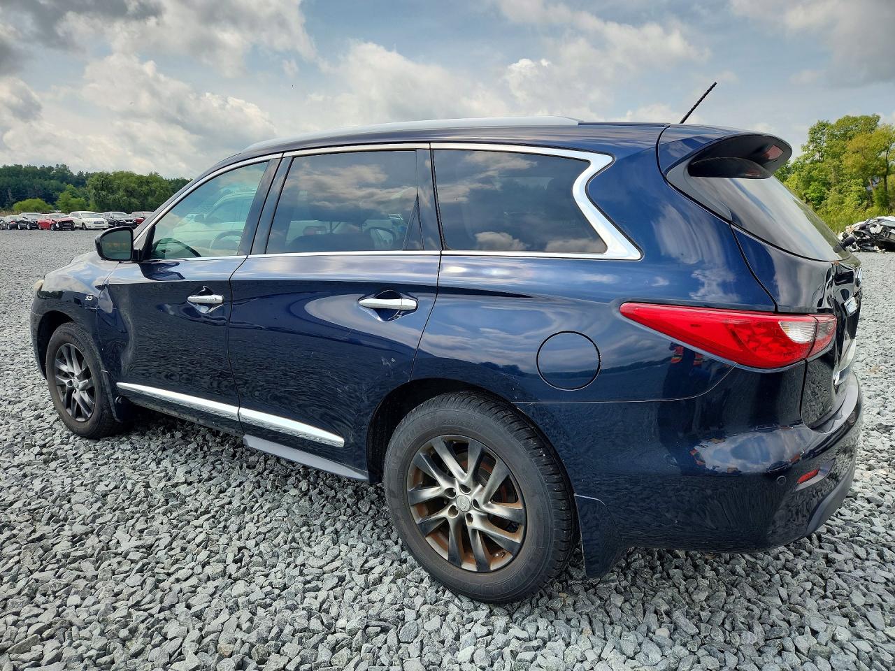 2015 Infiniti Qx60 Base Blue vin: 5N1AL0MM5FC540312