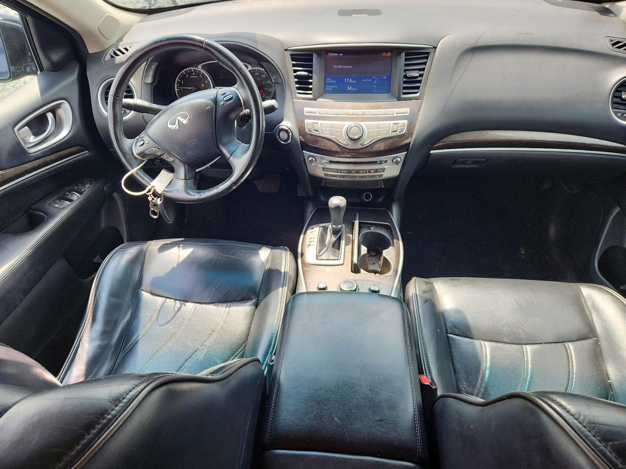 2015 Infiniti Qx60 Base Blue vin: 5N1AL0MM5FC540312