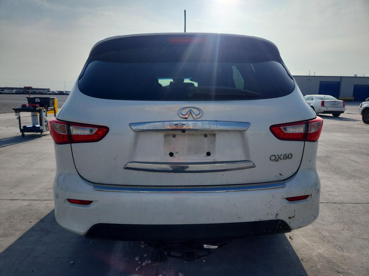 2015 Infiniti Qx60 Base White vin: 5N1AL0MM5FC541959