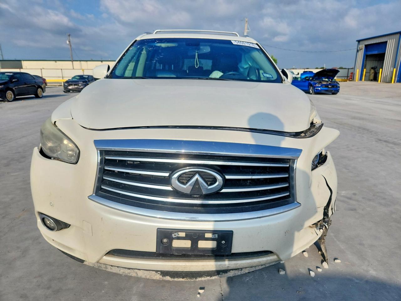 2015 Infiniti Qx60 Base White vin: 5N1AL0MM5FC541959