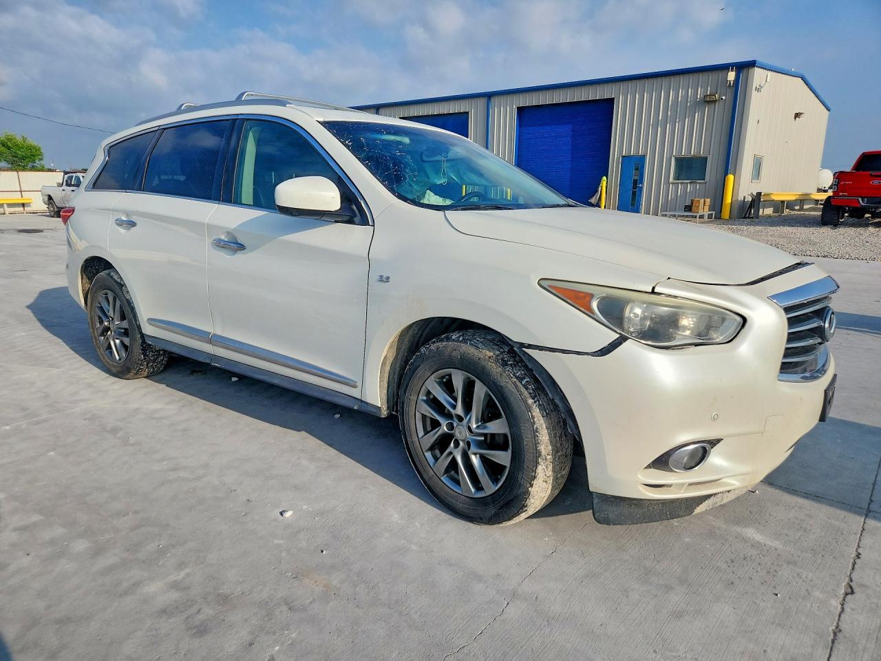 2015 Infiniti Qx60 Base White vin: 5N1AL0MM5FC541959