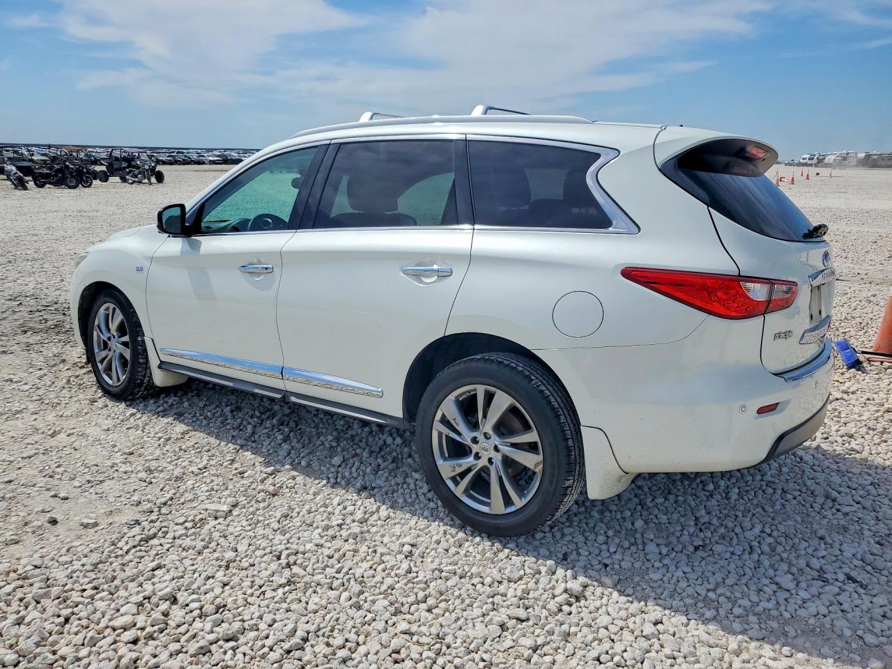 2015 Infiniti Qx60 Base White vin: 5N1AL0MM5FC543176