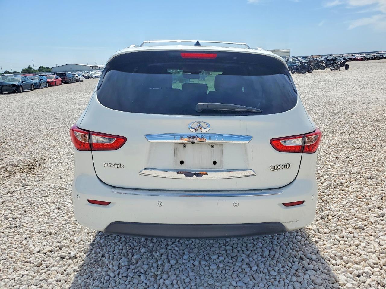2015 Infiniti Qx60 Base White vin: 5N1AL0MM5FC543176