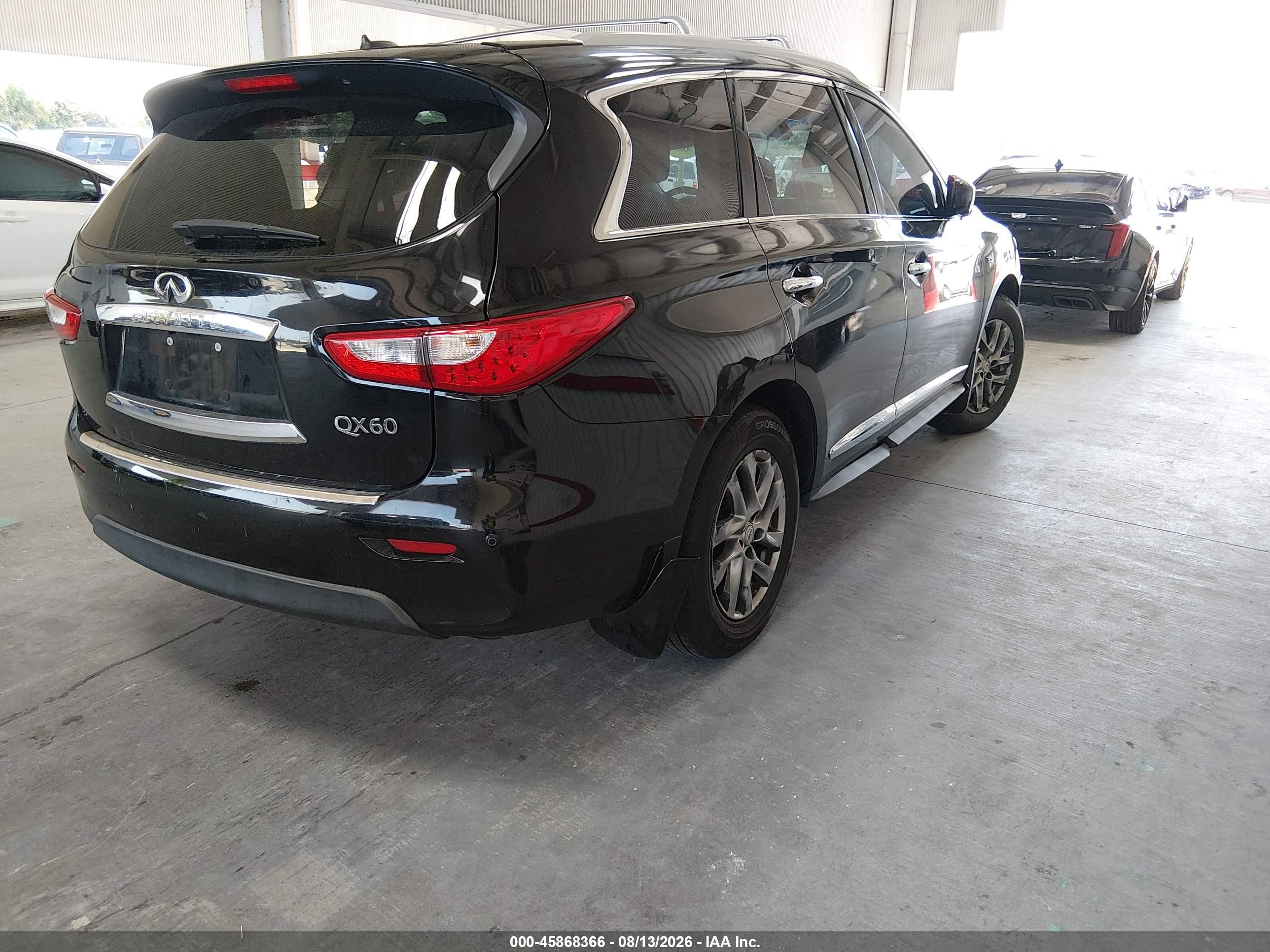 2015 Infiniti Qx60   Black vin: 5N1AL0MM5FC548359