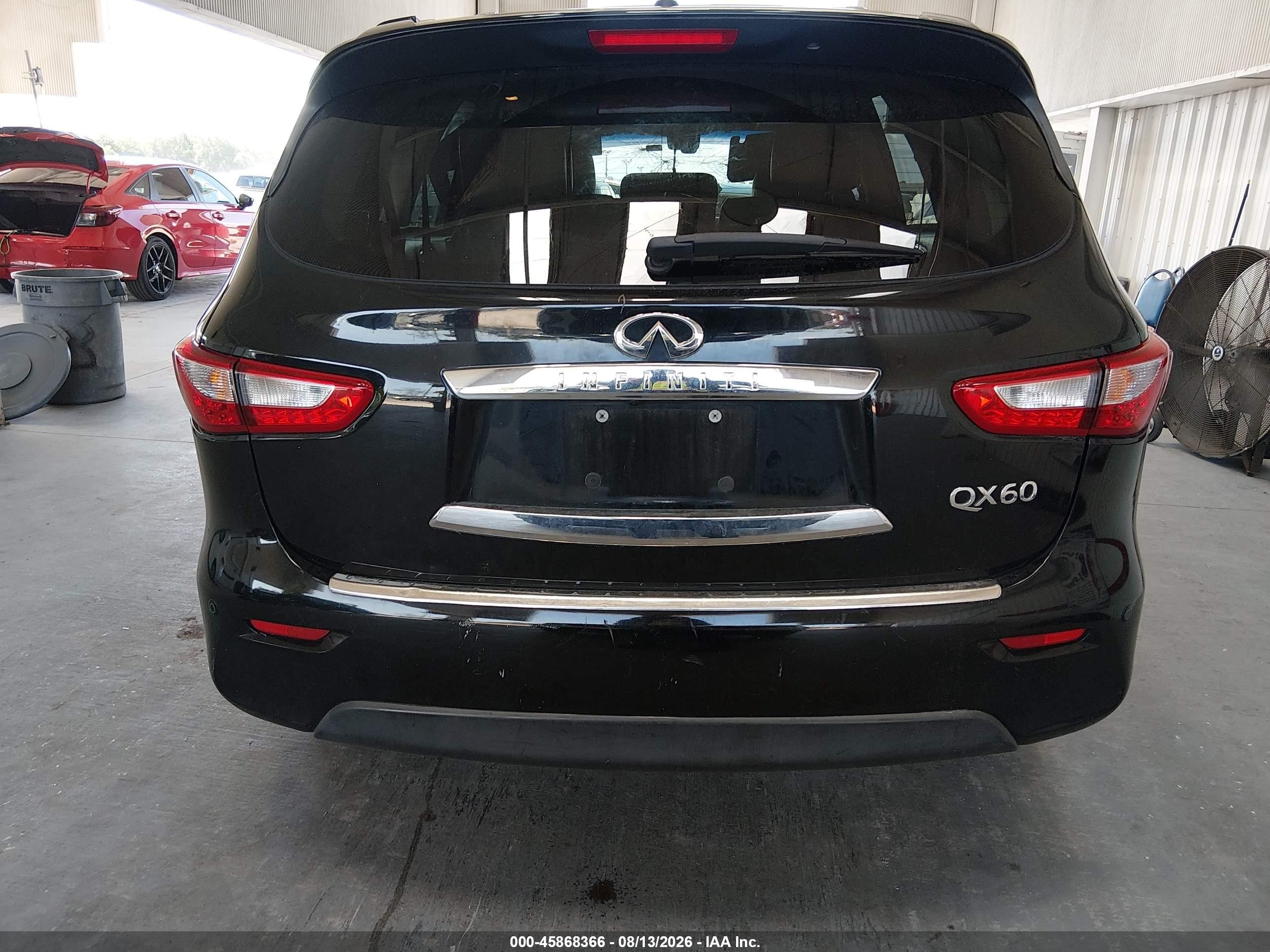 2015 Infiniti Qx60   Black vin: 5N1AL0MM5FC548359