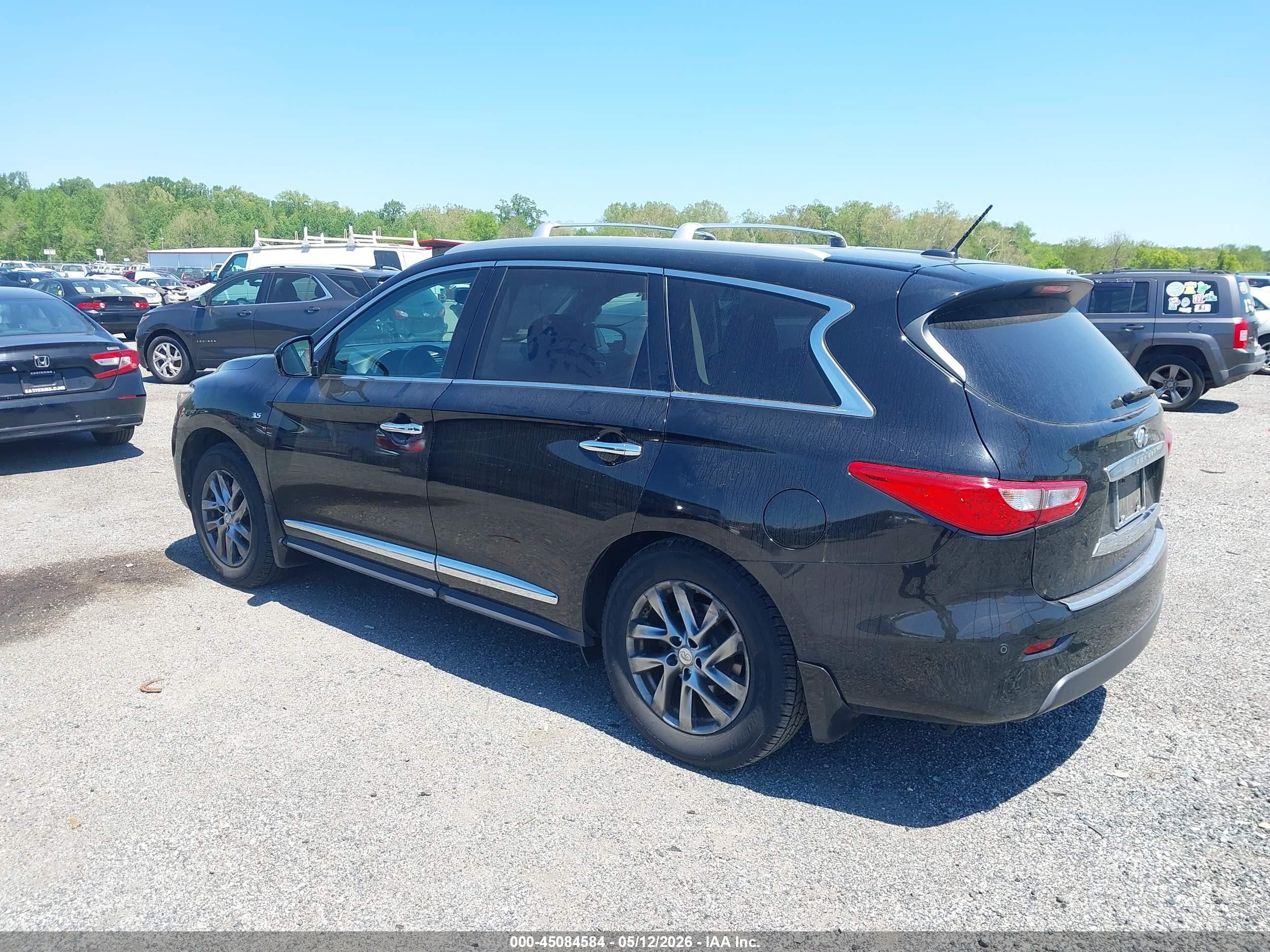 2015 Infiniti Qx60 Black vin: 5N1AL0MM5FC550161