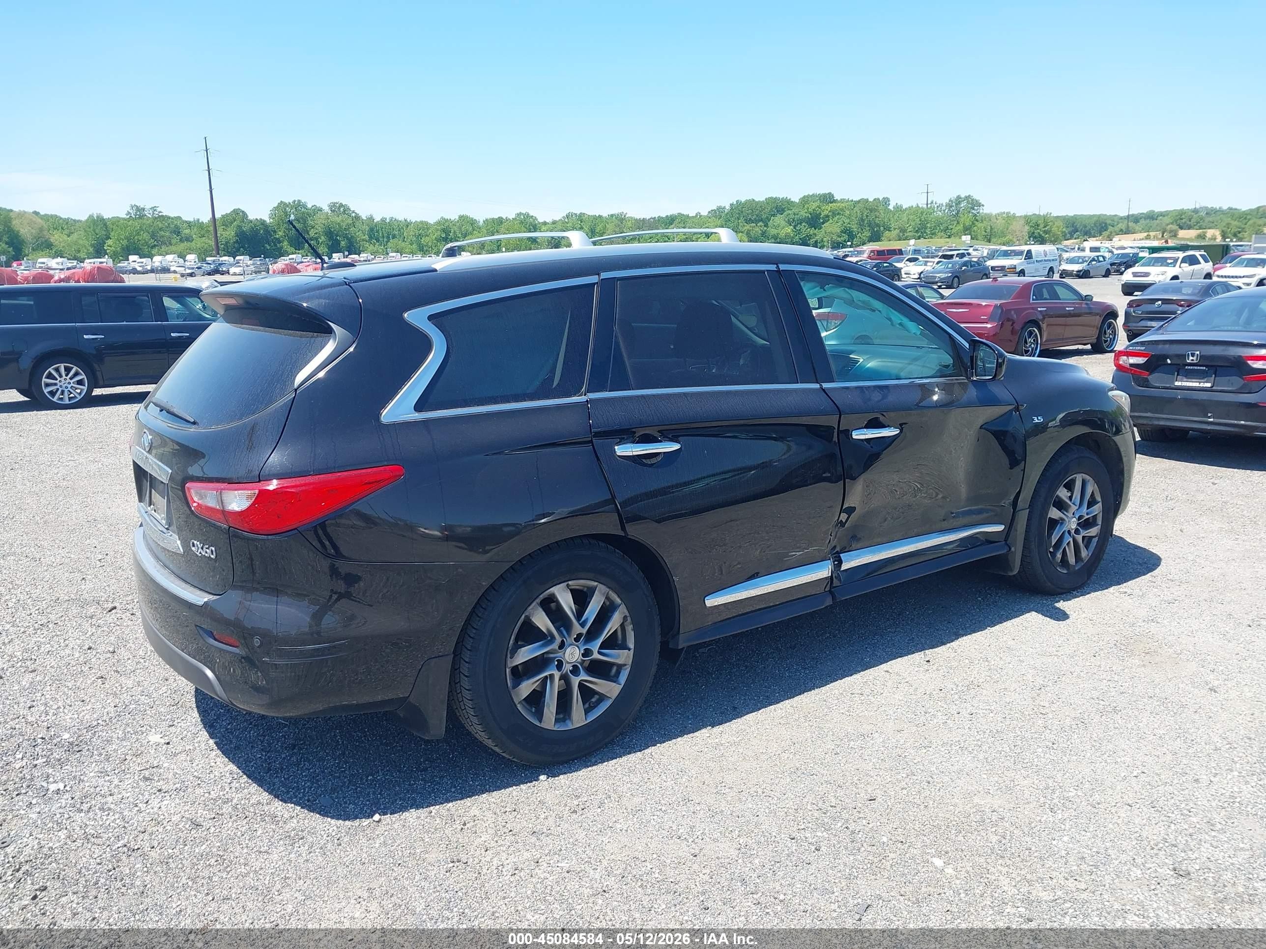 2015 Infiniti Qx60 Black vin: 5N1AL0MM5FC550161