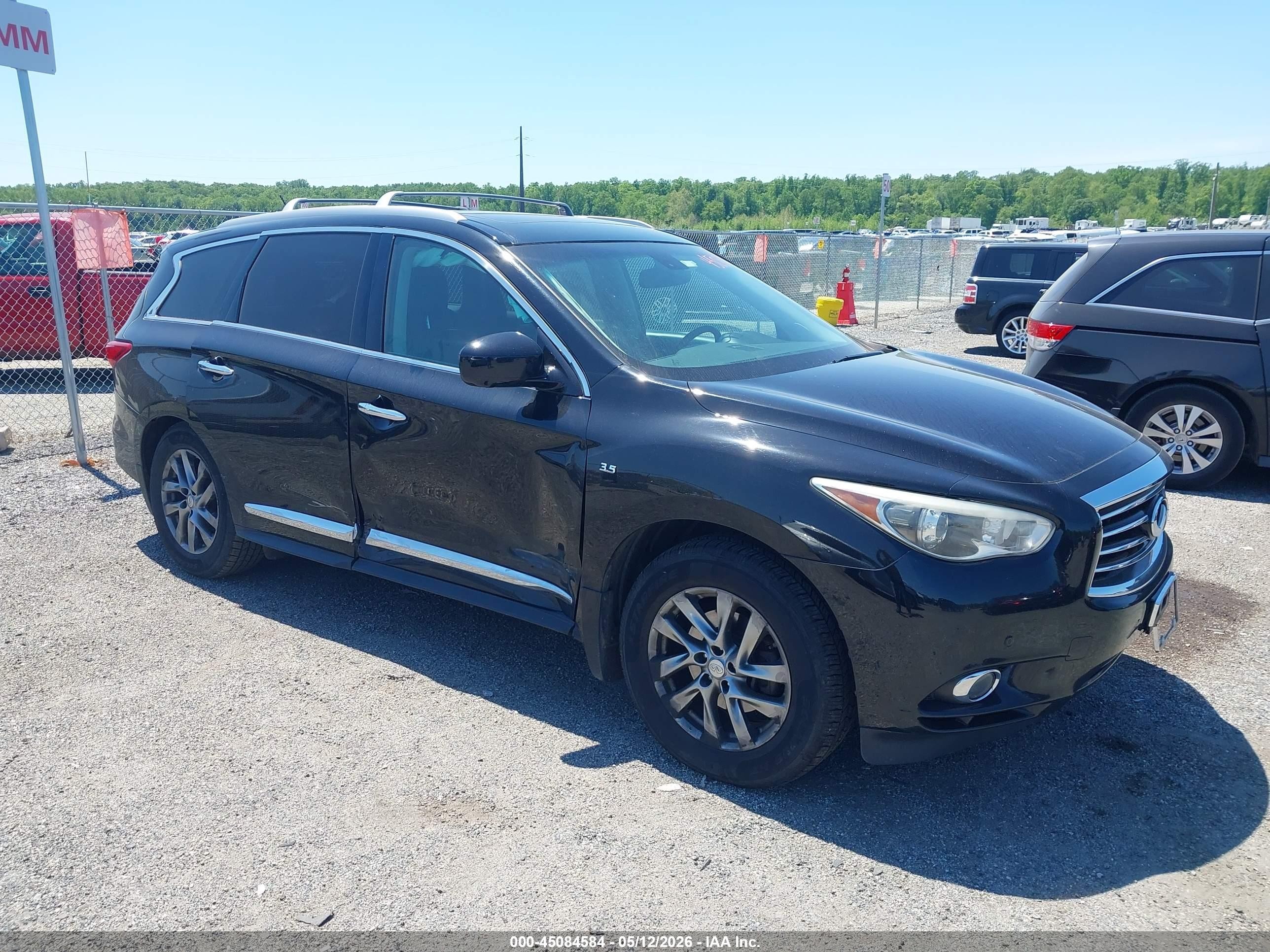 2015 Infiniti Qx60 Black vin: 5N1AL0MM5FC550161
