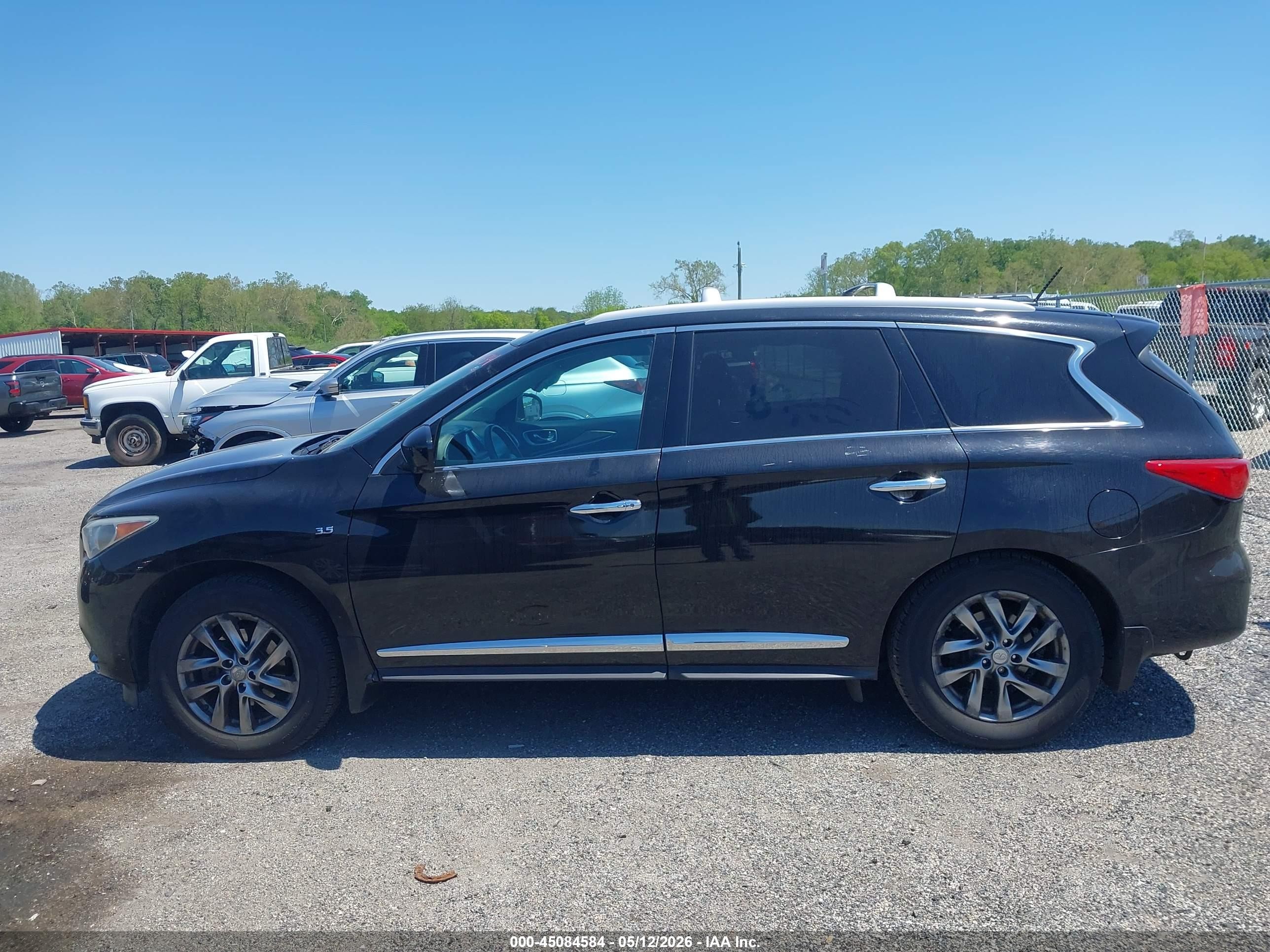 2015 Infiniti Qx60 Black vin: 5N1AL0MM5FC550161