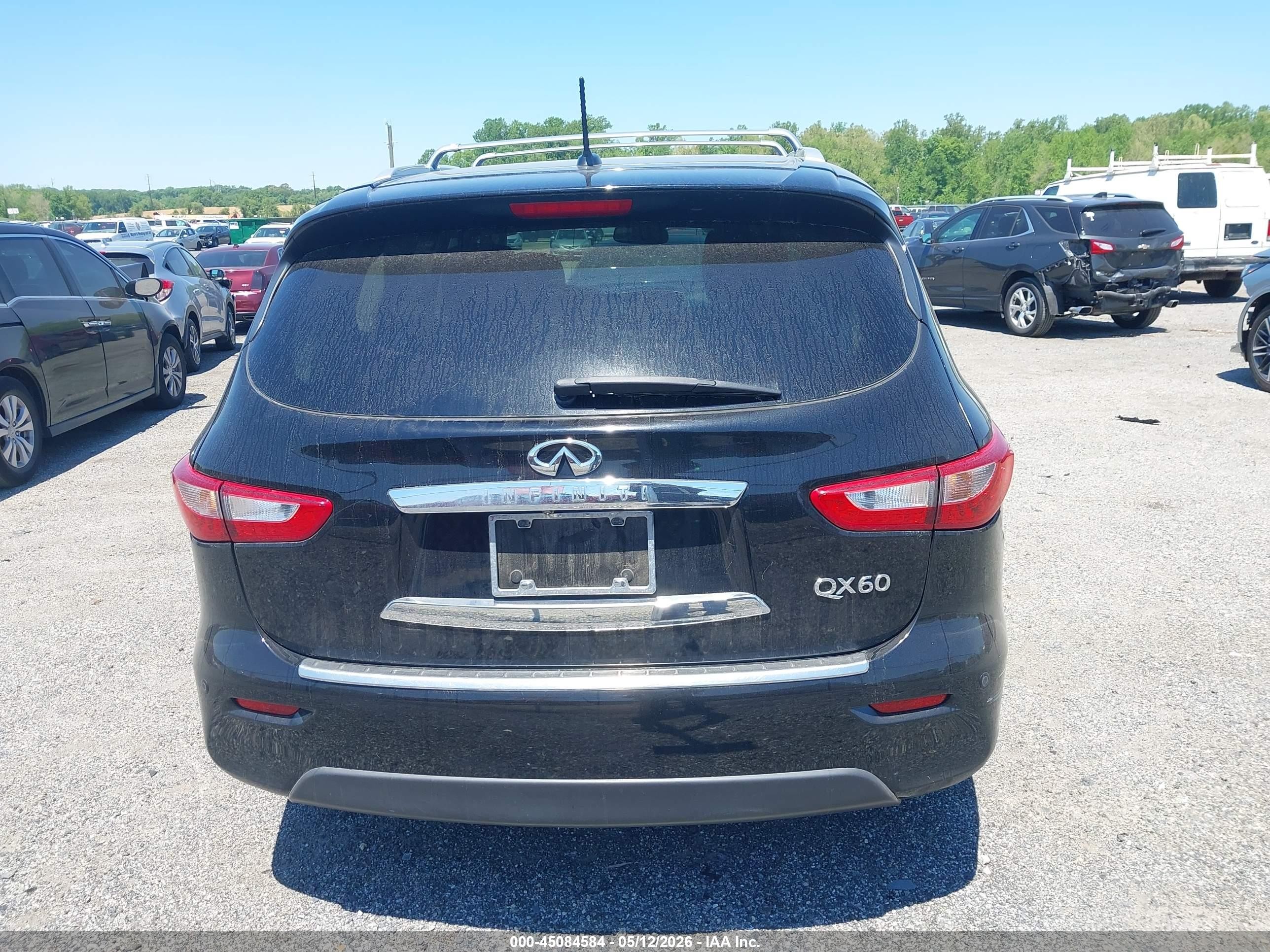 2015 Infiniti Qx60 Black vin: 5N1AL0MM5FC550161