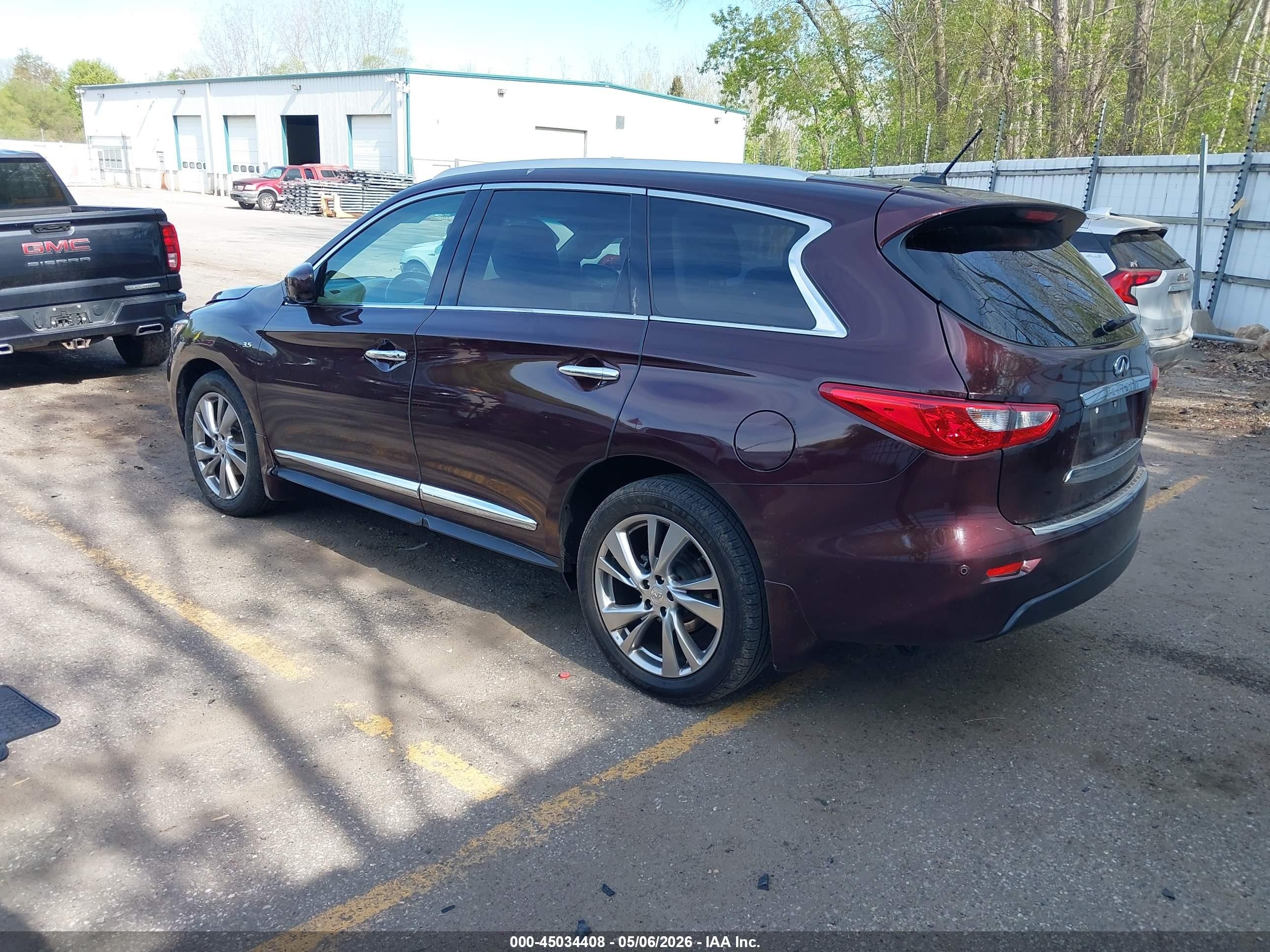 2015 Infiniti Qx60   Maroon vin: 5N1AL0MM5FC551116