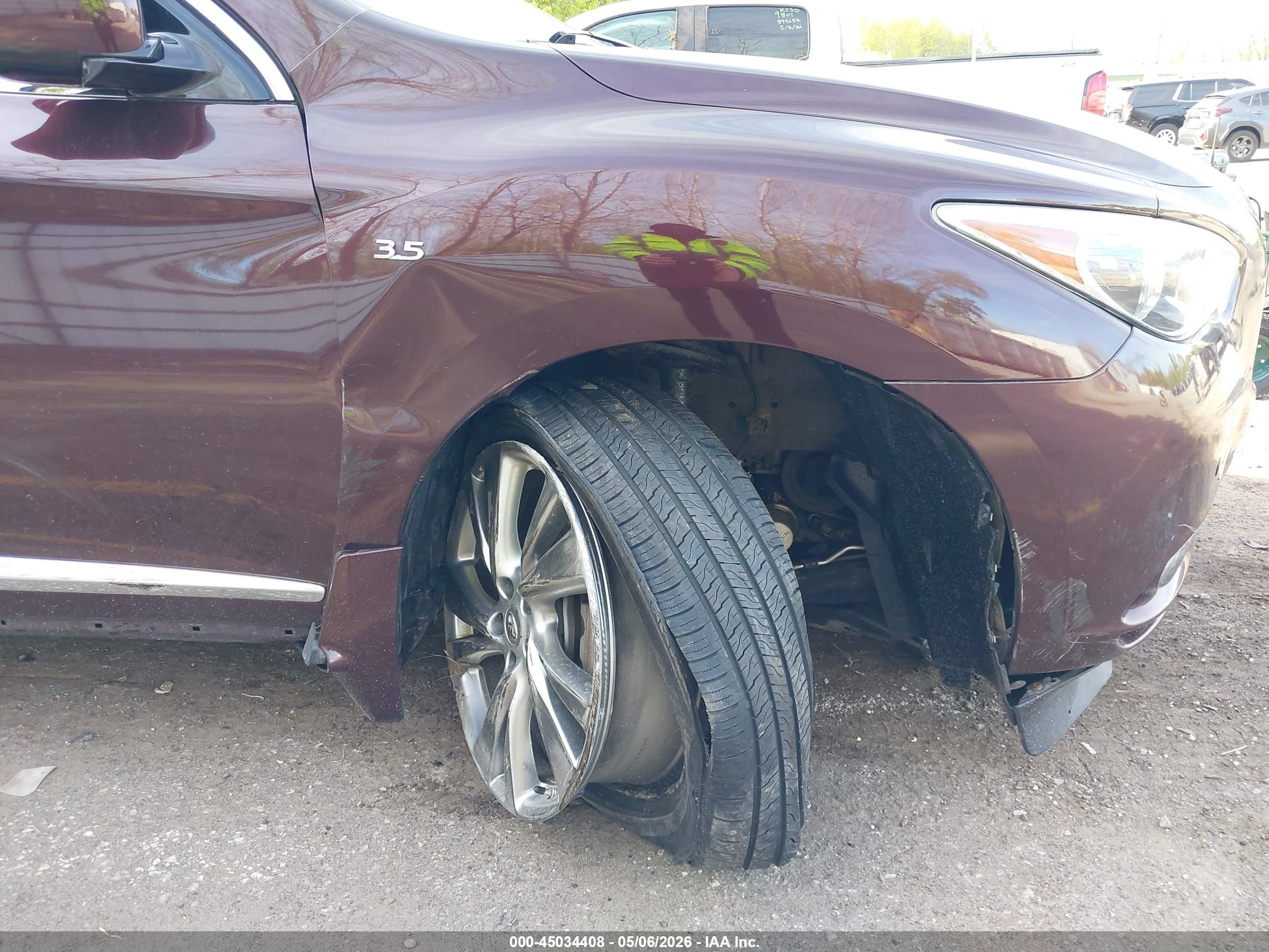 2015 Infiniti Qx60   Maroon vin: 5N1AL0MM5FC551116