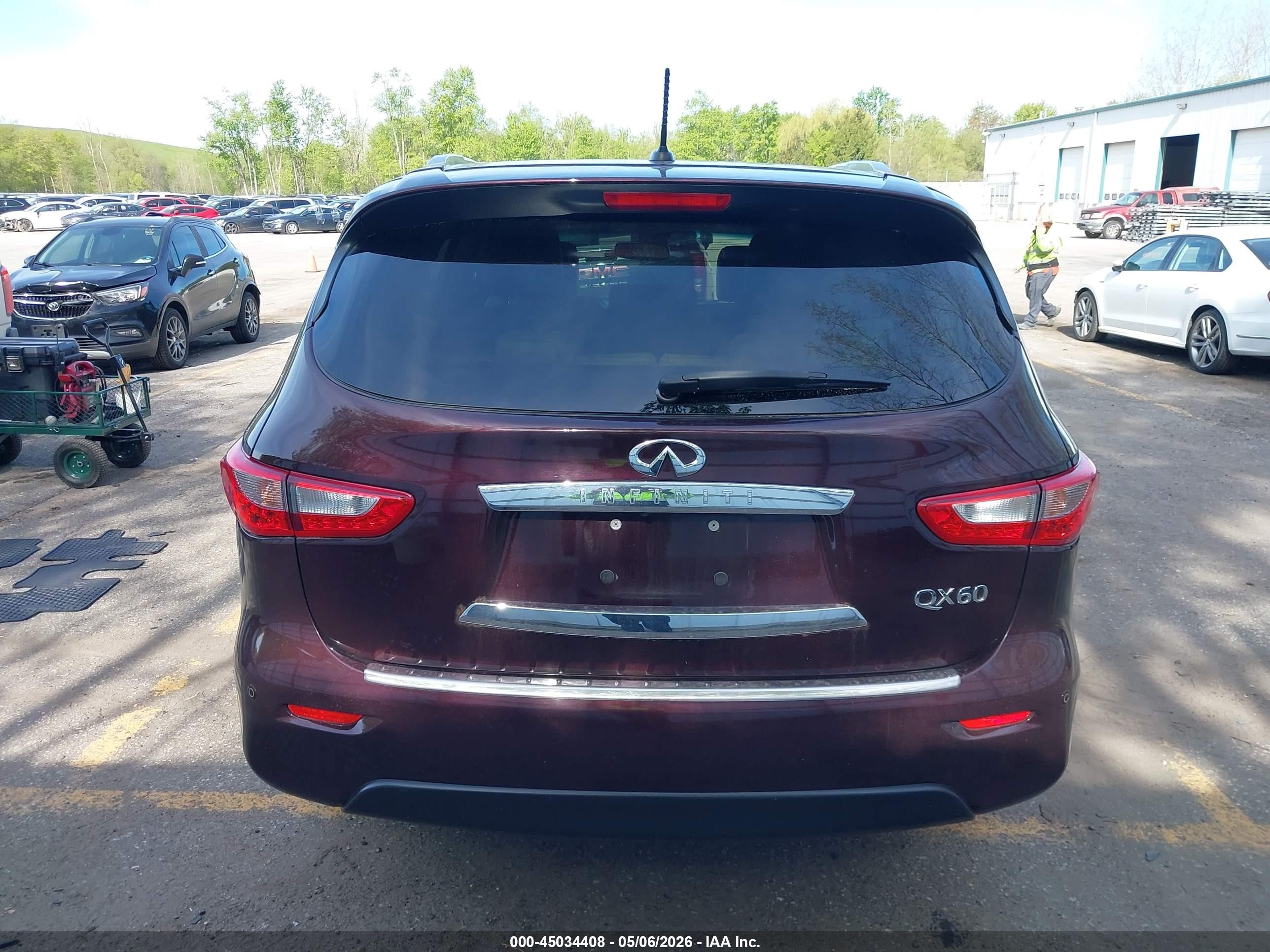 2015 Infiniti Qx60   Maroon vin: 5N1AL0MM5FC551116