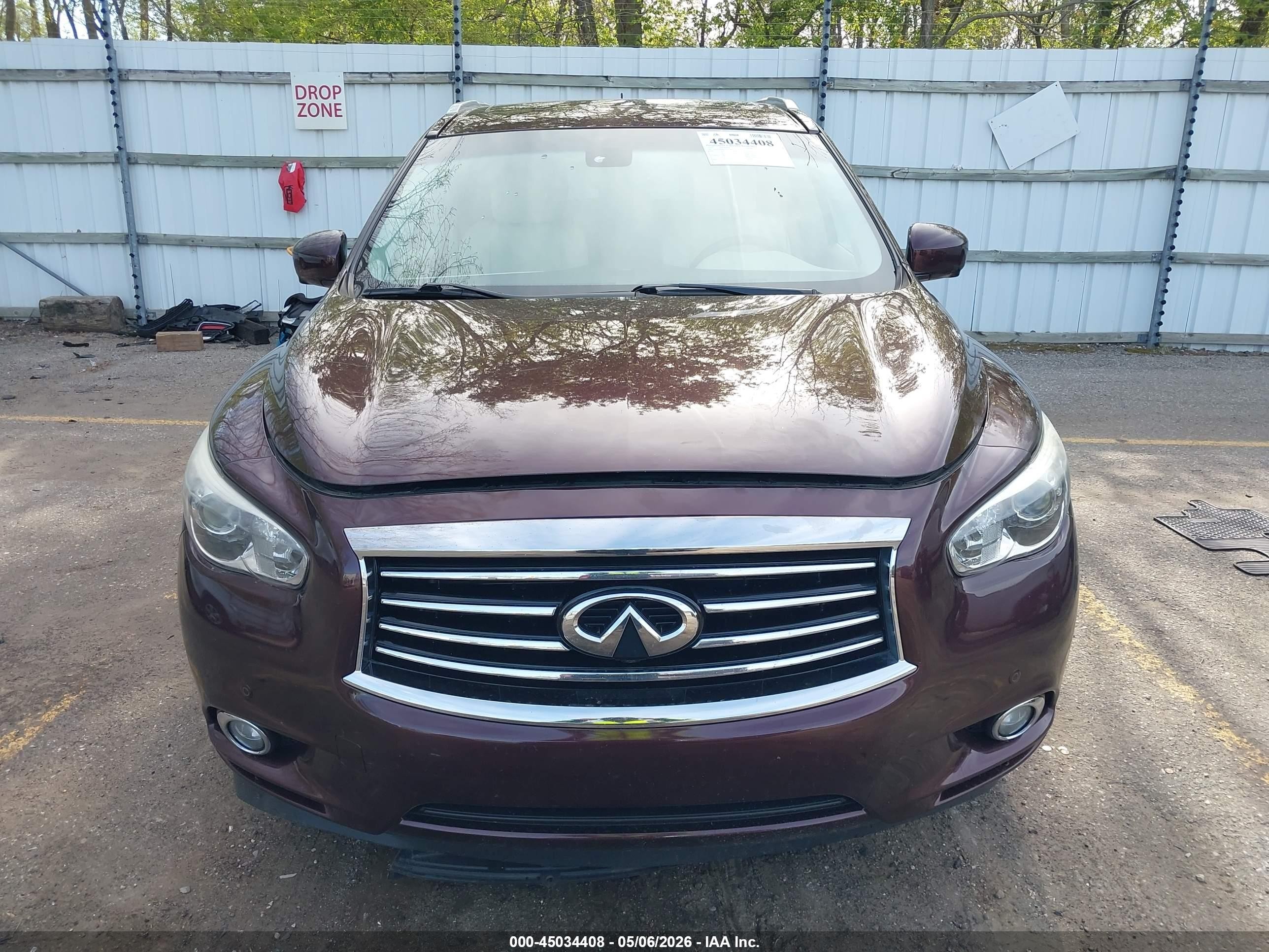 2015 Infiniti Qx60   Maroon vin: 5N1AL0MM5FC551116