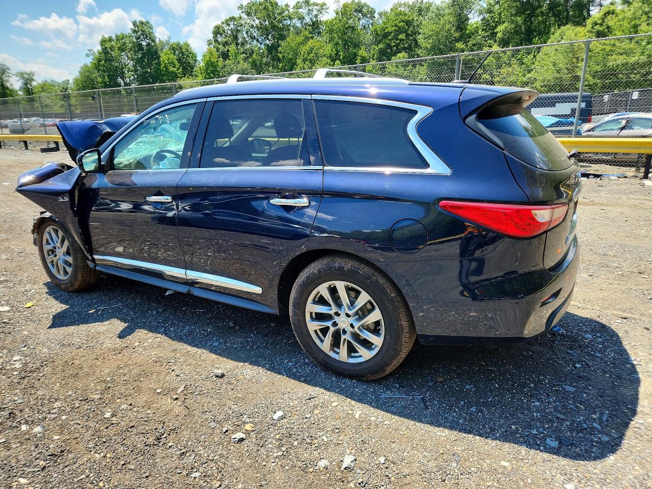2015 Infiniti Qx60 Base Blue vin: 5N1AL0MM5FC555540