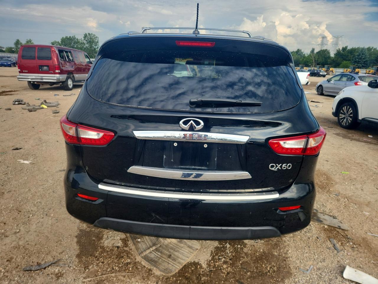 2015 Infiniti Qx60 Base Black vin: 5N1AL0MM5FC556302