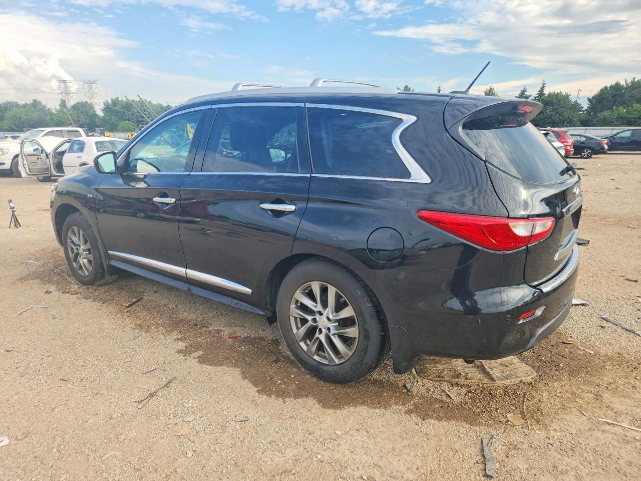 2015 Infiniti Qx60 Base Black vin: 5N1AL0MM5FC556302