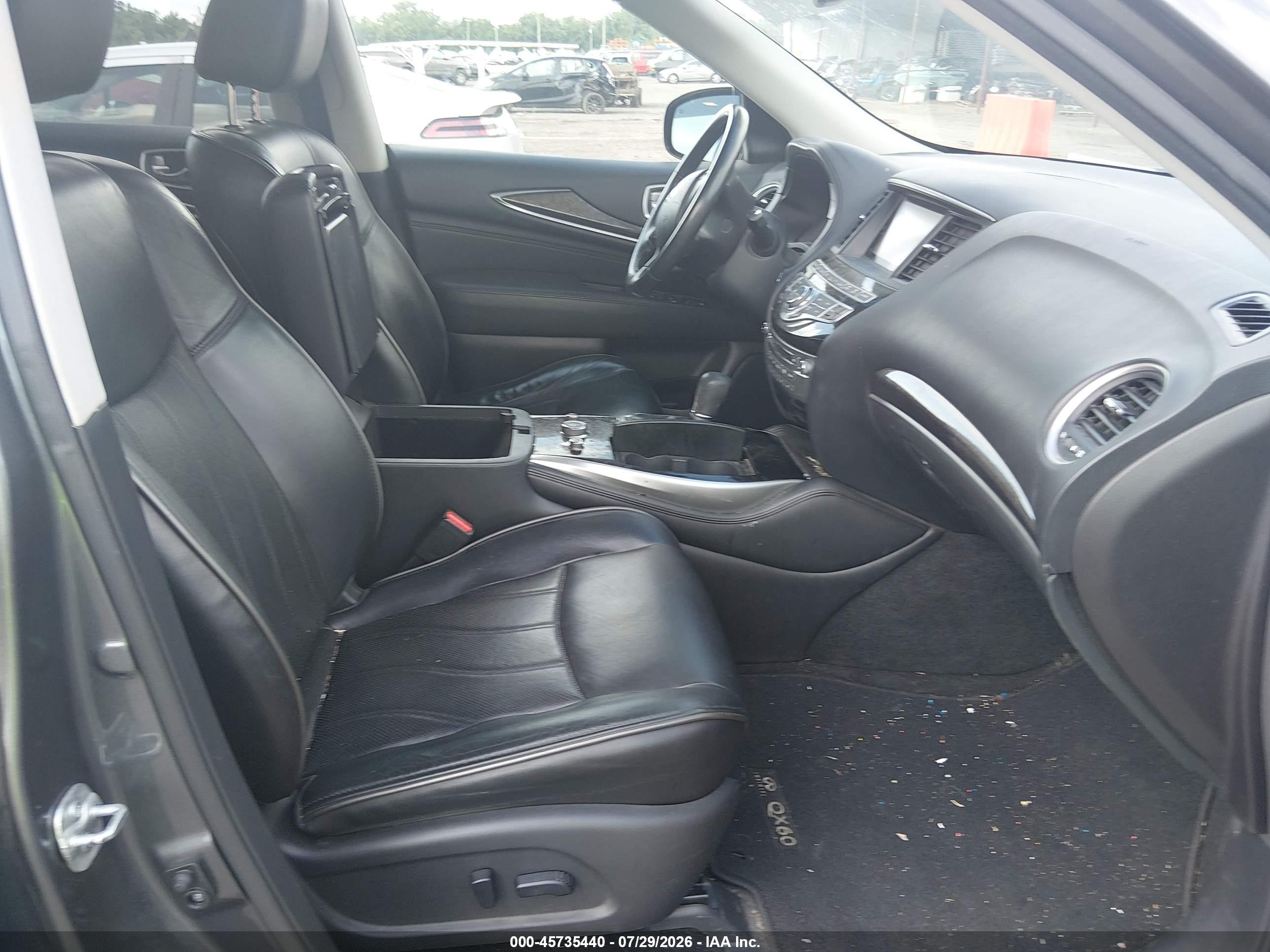 2015 Infiniti Qx60   Gray vin: 5N1AL0MM5FC559345