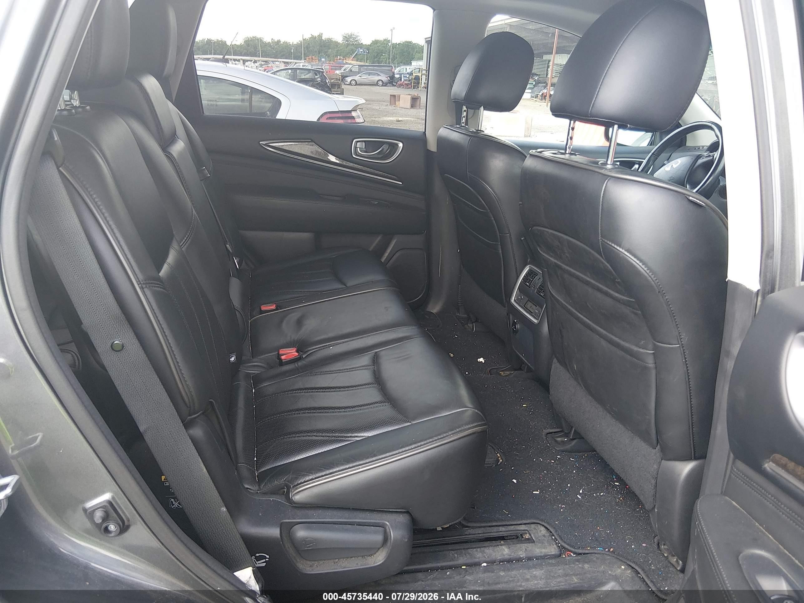 2015 Infiniti Qx60   Gray vin: 5N1AL0MM5FC559345