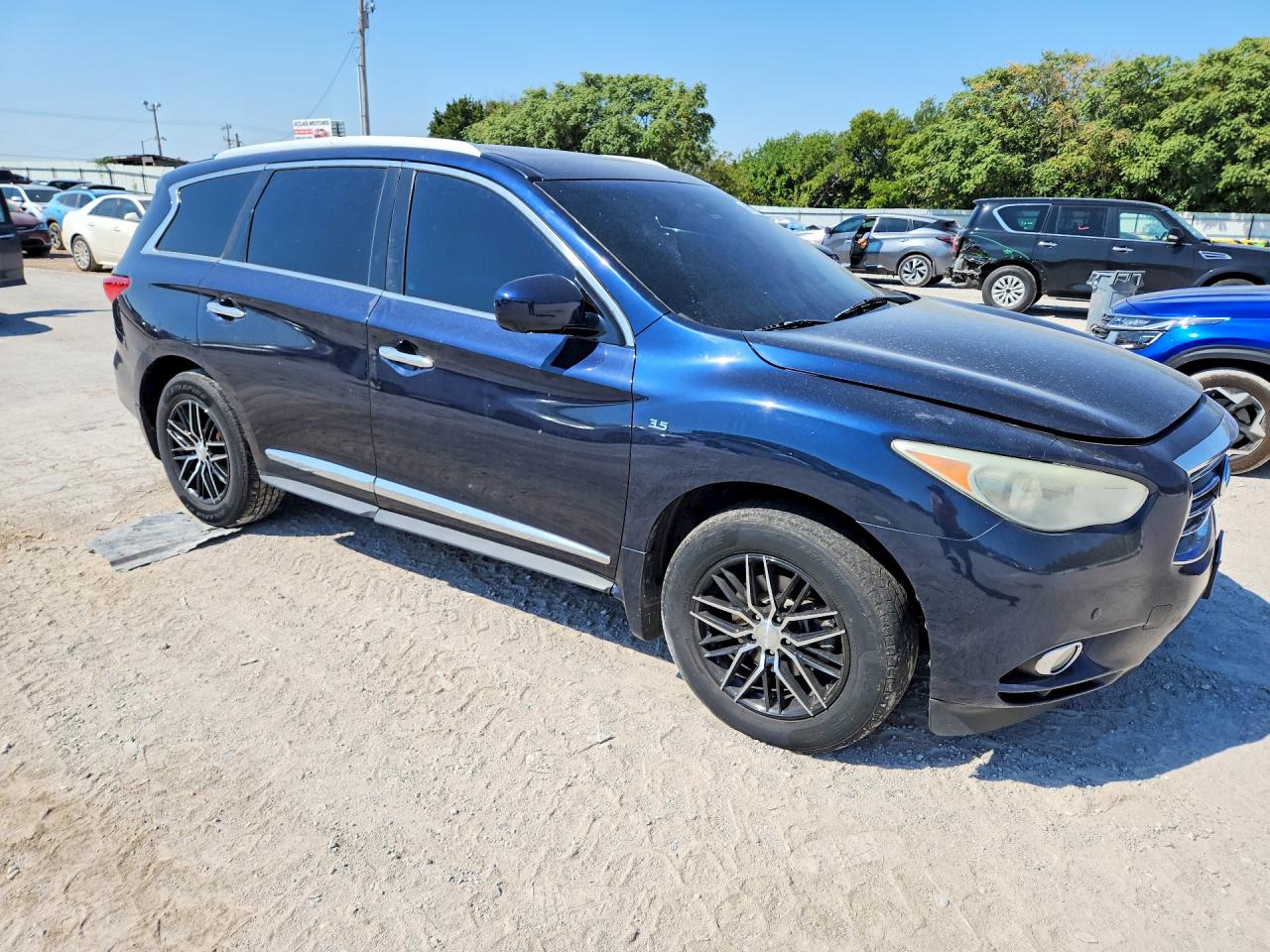 2015 Infiniti Qx60 Base Blue vin: 5N1AL0MM5FC559765