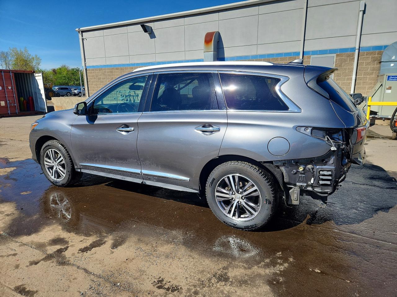 2016 Infiniti Qx60 Base Gray vin: 5N1AL0MM5GC507876