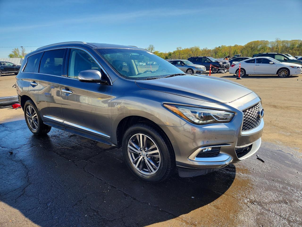 2016 Infiniti Qx60 Base Gray vin: 5N1AL0MM5GC507876