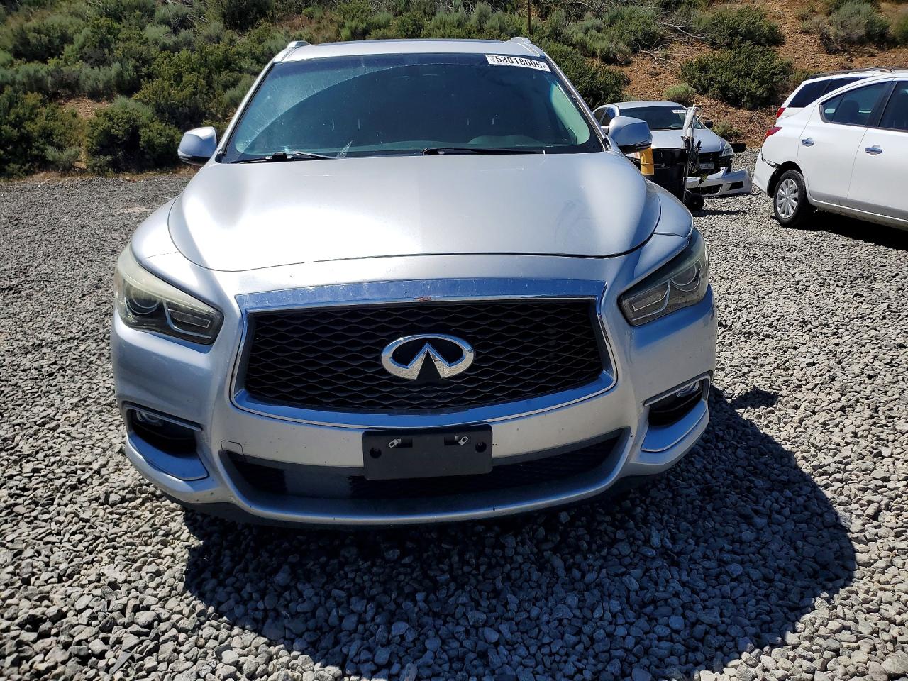2016 Infiniti Qx60 Base Silver vin: 5N1AL0MM5GC510955