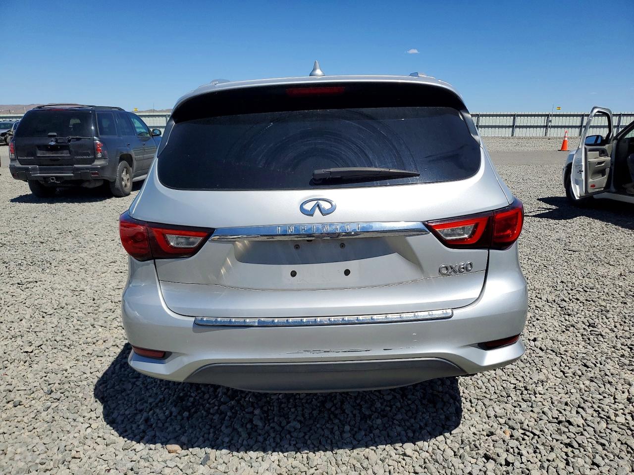 2016 Infiniti Qx60 Base Silver vin: 5N1AL0MM5GC510955