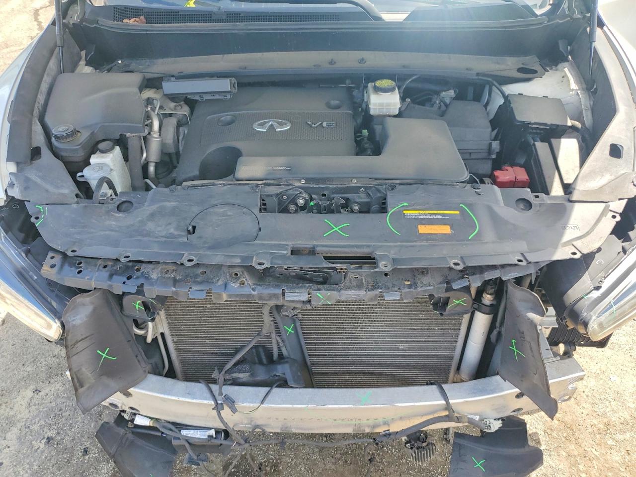 2016 Infiniti Qx60 Base White vin: 5N1AL0MM5GC529473