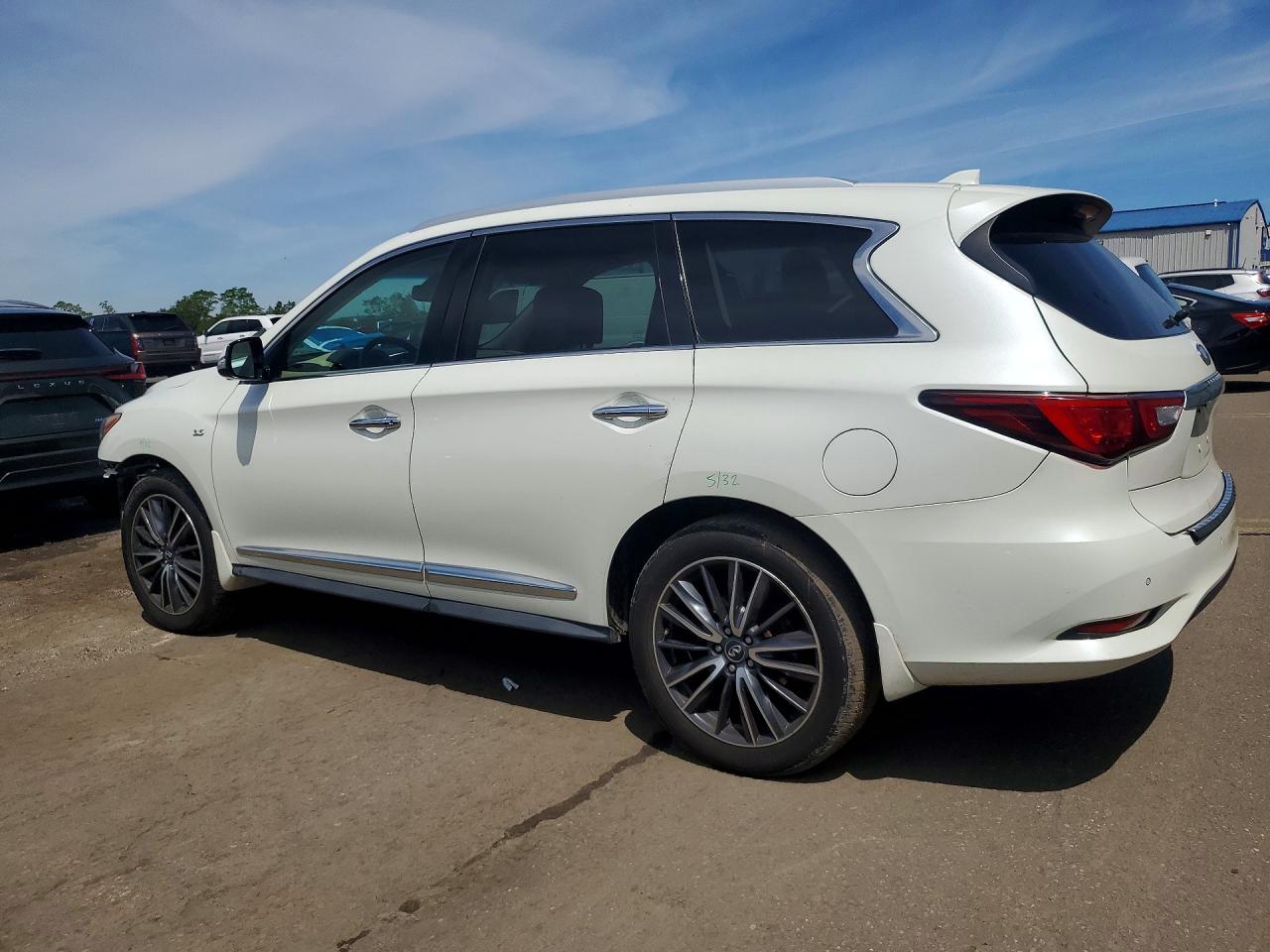2016 Infiniti Qx60 Base White vin: 5N1AL0MM5GC529473
