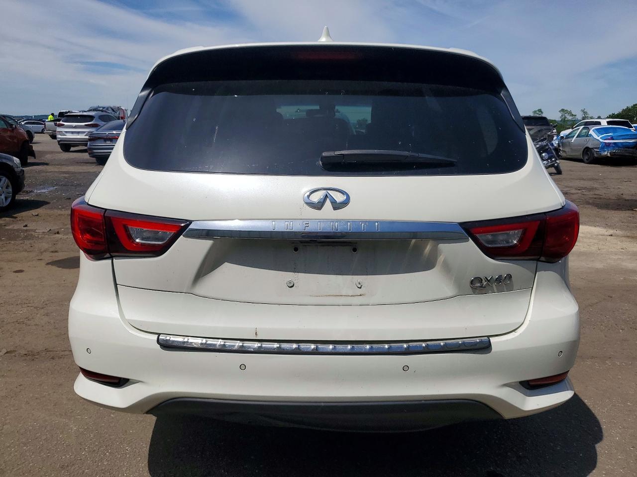 2016 Infiniti Qx60 Base White vin: 5N1AL0MM5GC529473